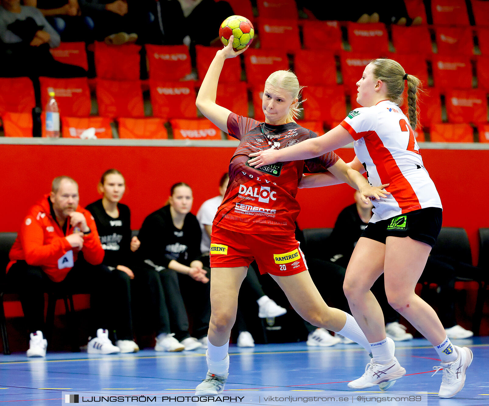 USM F18 Steg 4 Skövde HF-Enköpings HF 33-17,dam,Skövde Idrottshall,Skövde,Sverige,Ungdoms-SM,Handboll,2025,370004