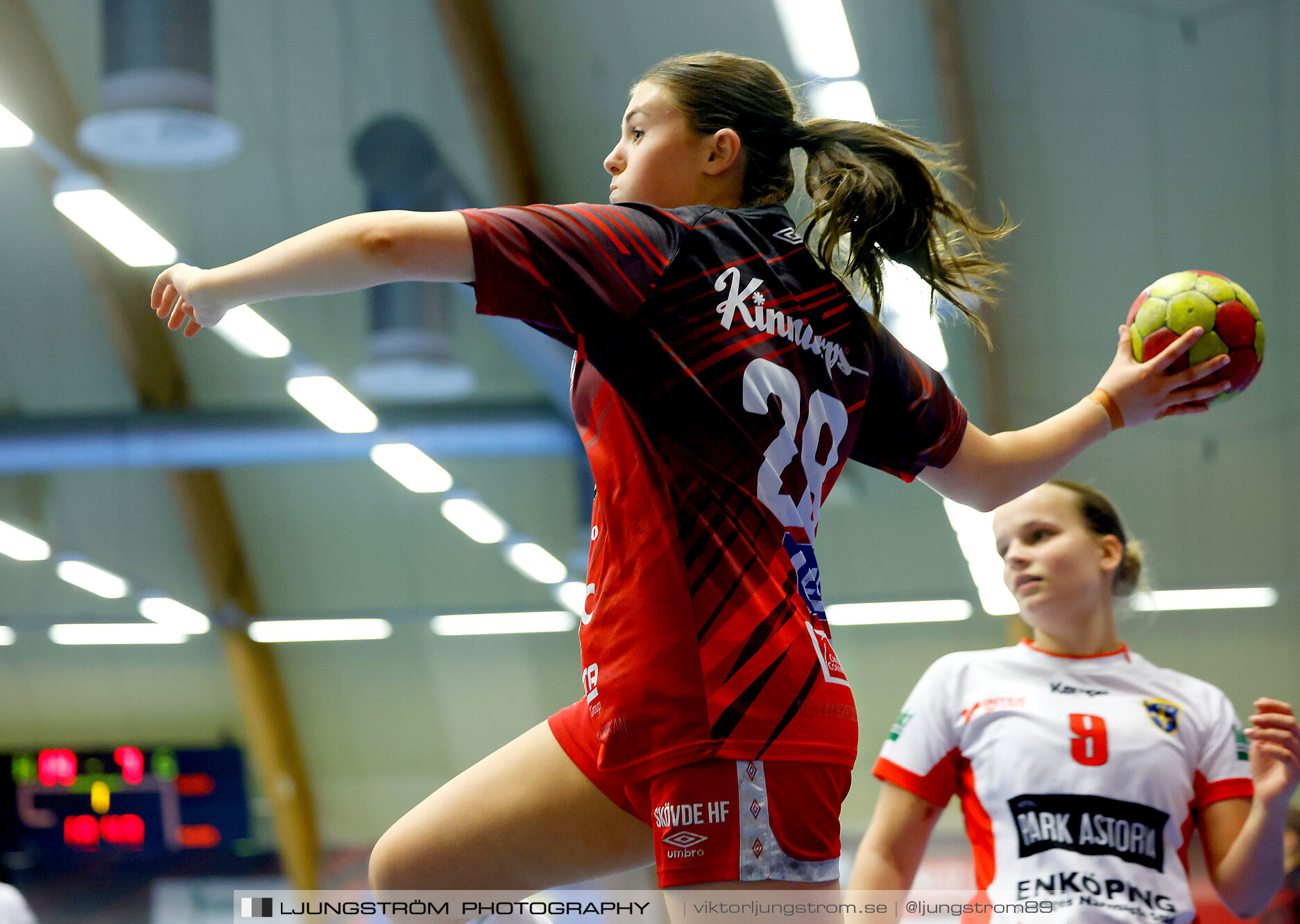 USM F18 Steg 4 Skövde HF-Enköpings HF 33-17,dam,Skövde Idrottshall,Skövde,Sverige,Ungdoms-SM,Handboll,2025,370012