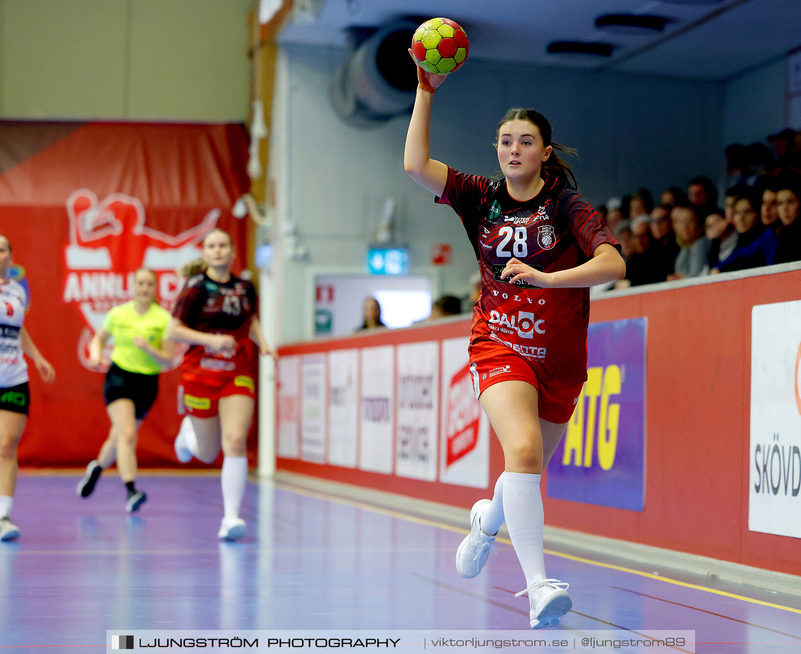 USM F18 Steg 4 Skövde HF-Enköpings HF 33-17,dam,Skövde Idrottshall,Skövde,Sverige,Ungdoms-SM,Handboll,2025,370014