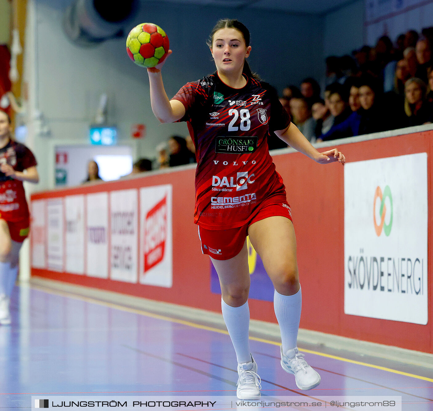 USM F18 Steg 4 Skövde HF-Enköpings HF 33-17,dam,Skövde Idrottshall,Skövde,Sverige,Ungdoms-SM,Handboll,2025,370015