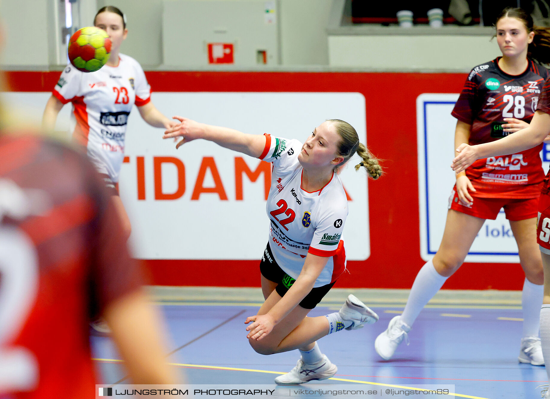 USM F18 Steg 4 Skövde HF-Enköpings HF 33-17,dam,Skövde Idrottshall,Skövde,Sverige,Ungdoms-SM,Handboll,2025,370027