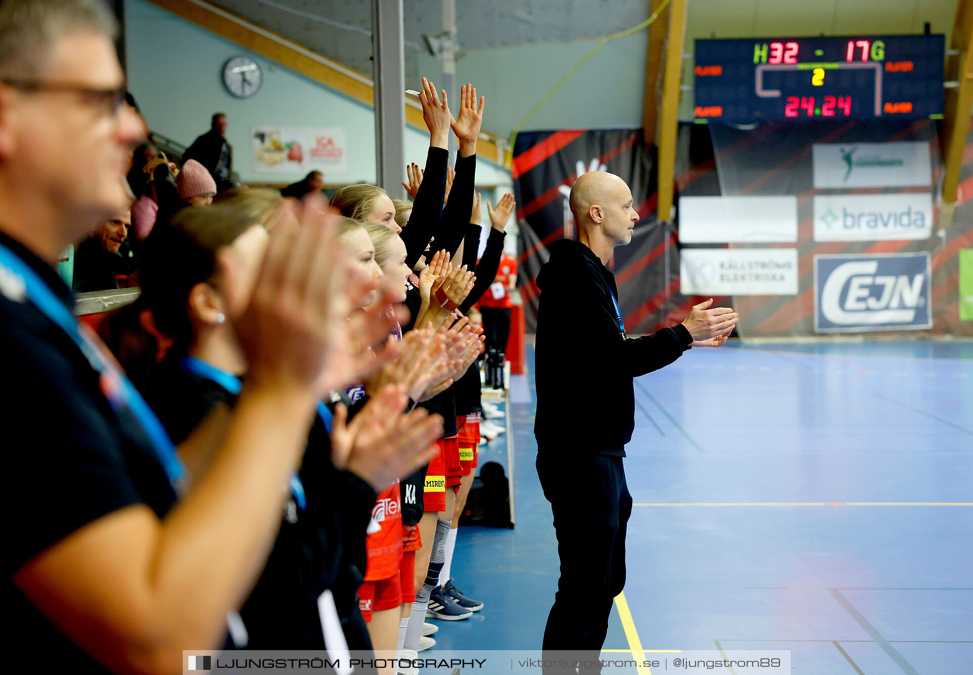 USM F18 Steg 4 Skövde HF-Enköpings HF 33-17,dam,Skövde Idrottshall,Skövde,Sverige,Ungdoms-SM,Handboll,2025,370034