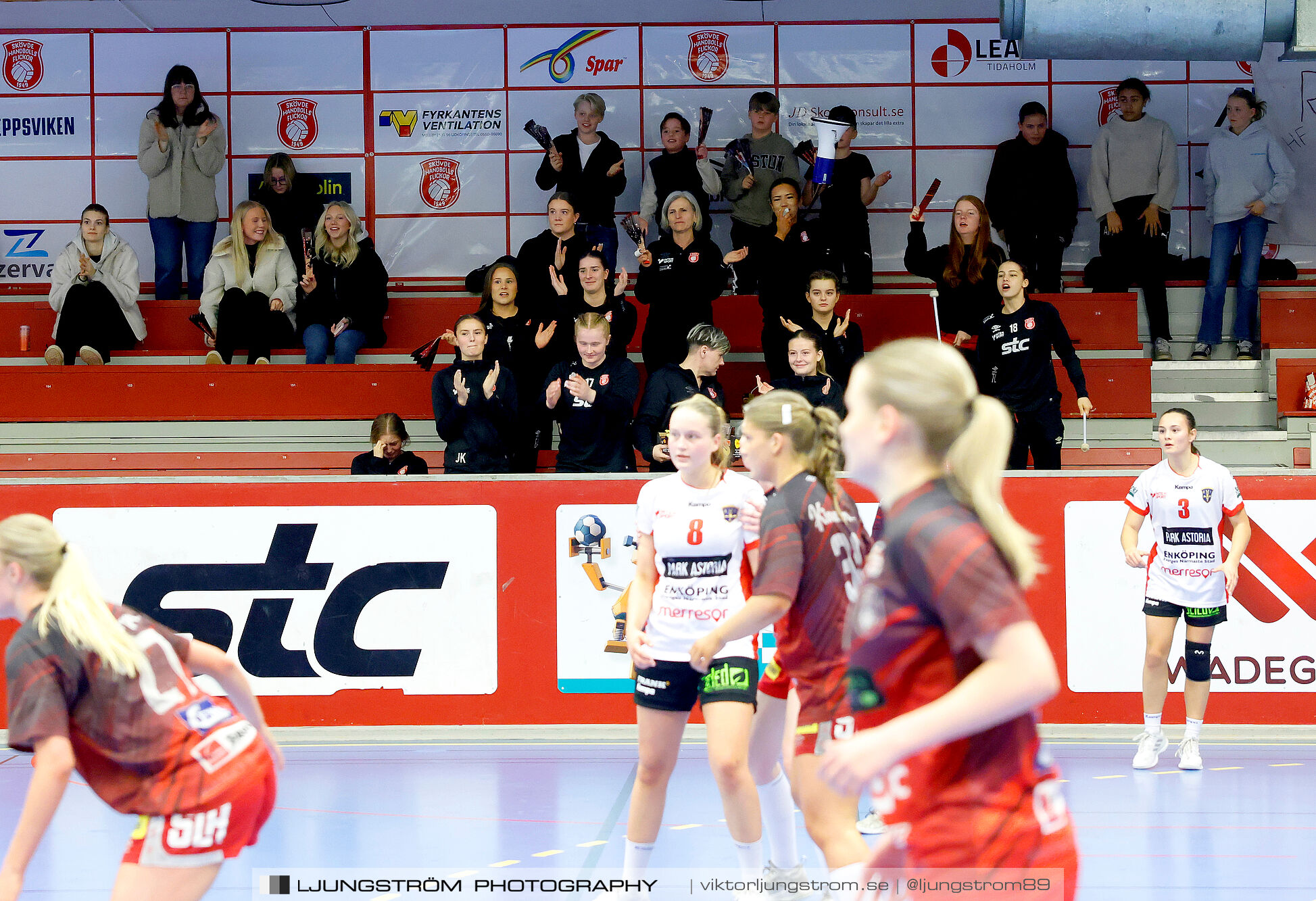 USM F18 Steg 4 Skövde HF-Enköpings HF 33-17,dam,Skövde Idrottshall,Skövde,Sverige,Ungdoms-SM,Handboll,2025,370036