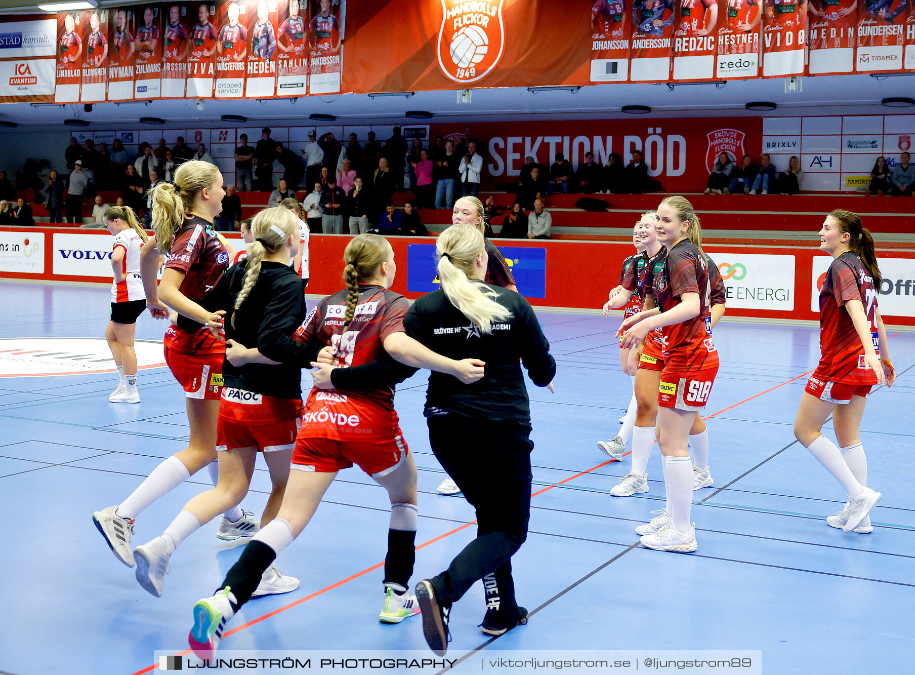 USM F18 Steg 4 Skövde HF-Enköpings HF 33-17,dam,Skövde Idrottshall,Skövde,Sverige,Ungdoms-SM,Handboll,2025,370043