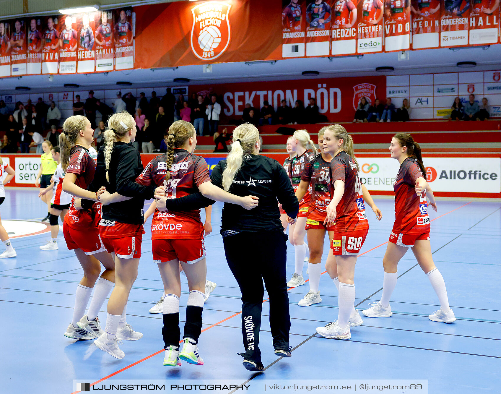 USM F18 Steg 4 Skövde HF-Enköpings HF 33-17,dam,Skövde Idrottshall,Skövde,Sverige,Ungdoms-SM,Handboll,2025,370044