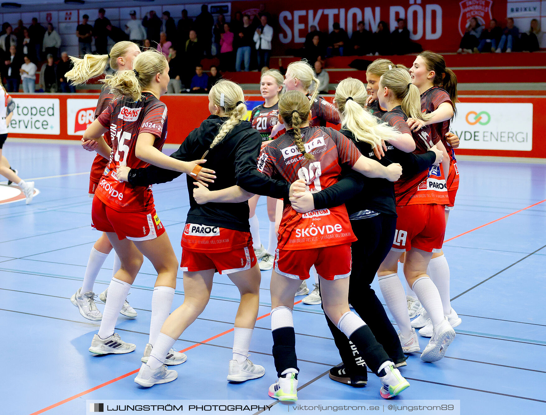 USM F18 Steg 4 Skövde HF-Enköpings HF 33-17,dam,Skövde Idrottshall,Skövde,Sverige,Ungdoms-SM,Handboll,2025,370045
