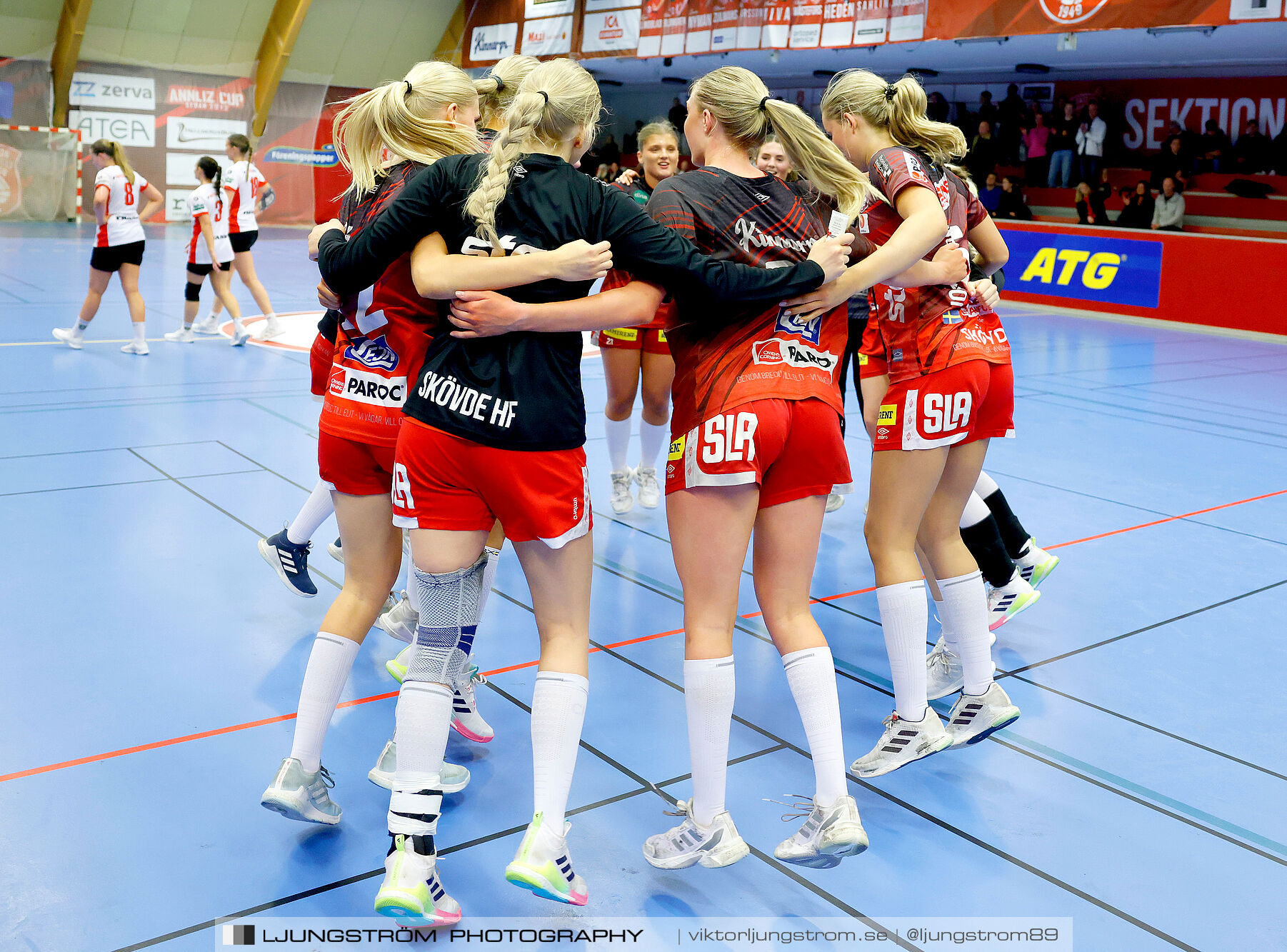 USM F18 Steg 4 Skövde HF-Enköpings HF 33-17,dam,Skövde Idrottshall,Skövde,Sverige,Ungdoms-SM,Handboll,2025,370050