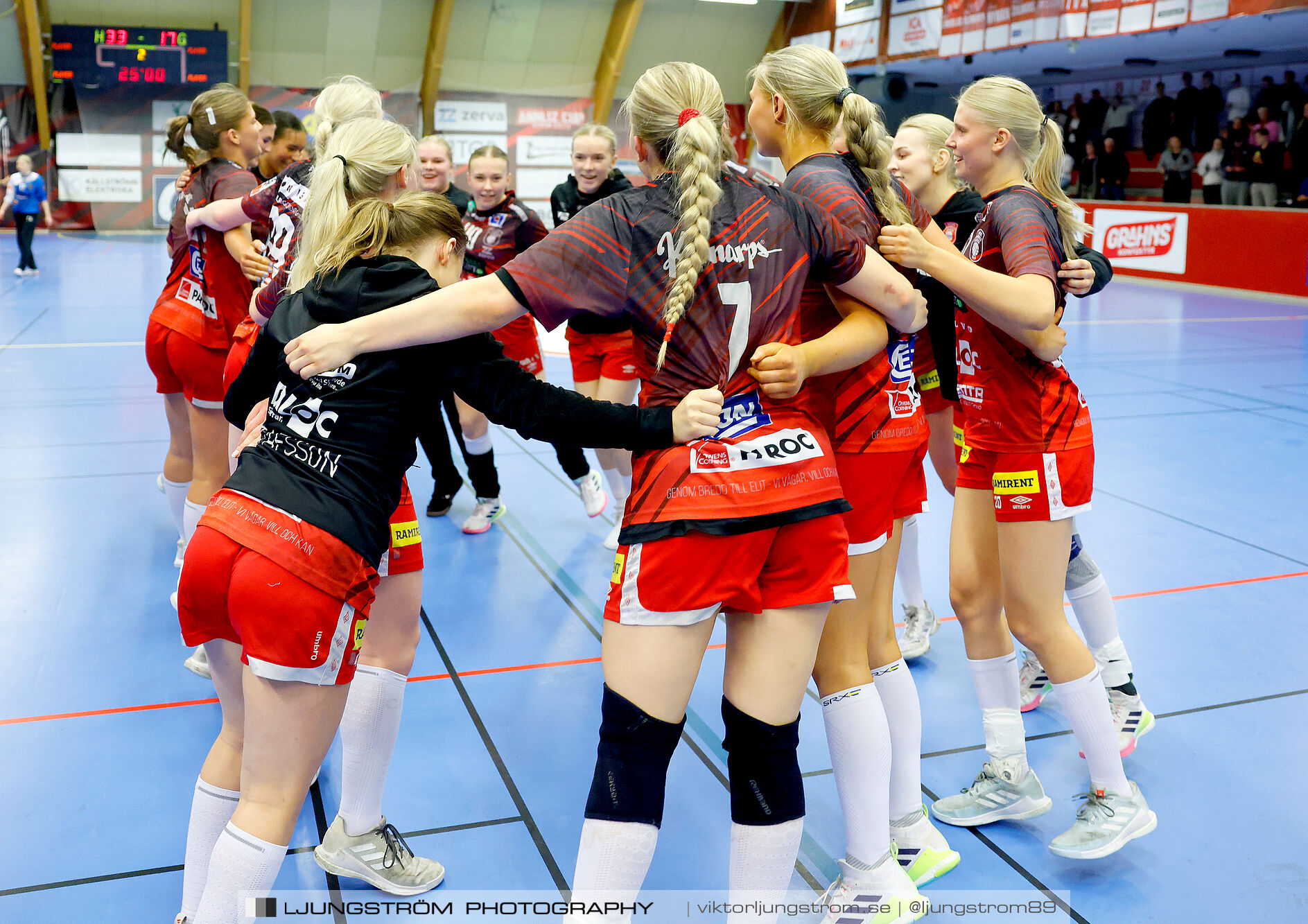 USM F18 Steg 4 Skövde HF-Enköpings HF 33-17,dam,Skövde Idrottshall,Skövde,Sverige,Ungdoms-SM,Handboll,2025,370052