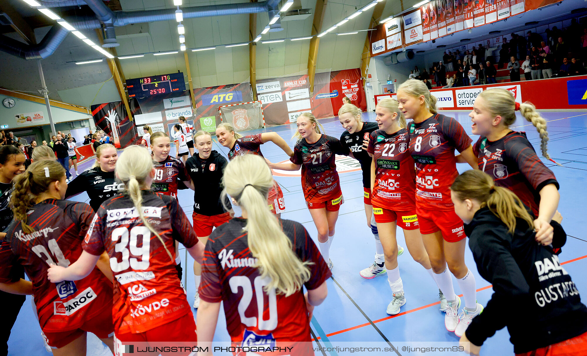 USM F18 Steg 4 Skövde HF-Enköpings HF 33-17,dam,Skövde Idrottshall,Skövde,Sverige,Ungdoms-SM,Handboll,2025,370053