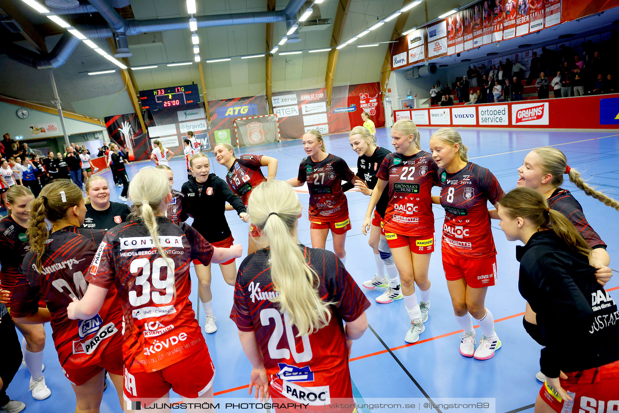 USM F18 Steg 4 Skövde HF-Enköpings HF 33-17,dam,Skövde Idrottshall,Skövde,Sverige,Ungdoms-SM,Handboll,2025,370054