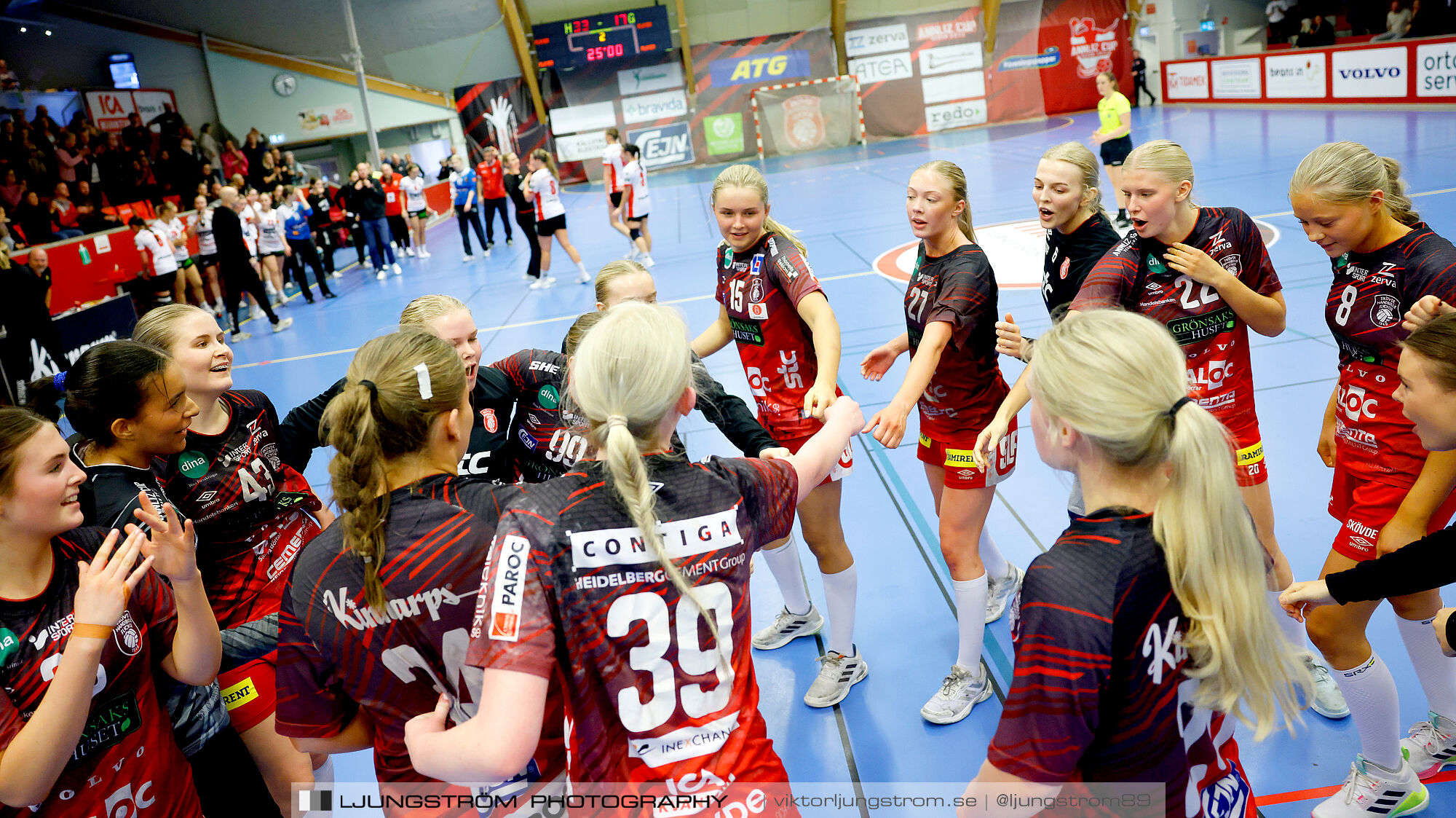 USM F18 Steg 4 Skövde HF-Enköpings HF 33-17,dam,Skövde Idrottshall,Skövde,Sverige,Ungdoms-SM,Handboll,2025,370056