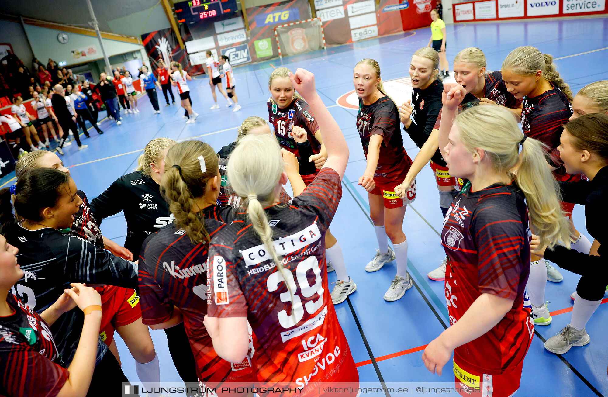 USM F18 Steg 4 Skövde HF-Enköpings HF 33-17,dam,Skövde Idrottshall,Skövde,Sverige,Ungdoms-SM,Handboll,2025,370057