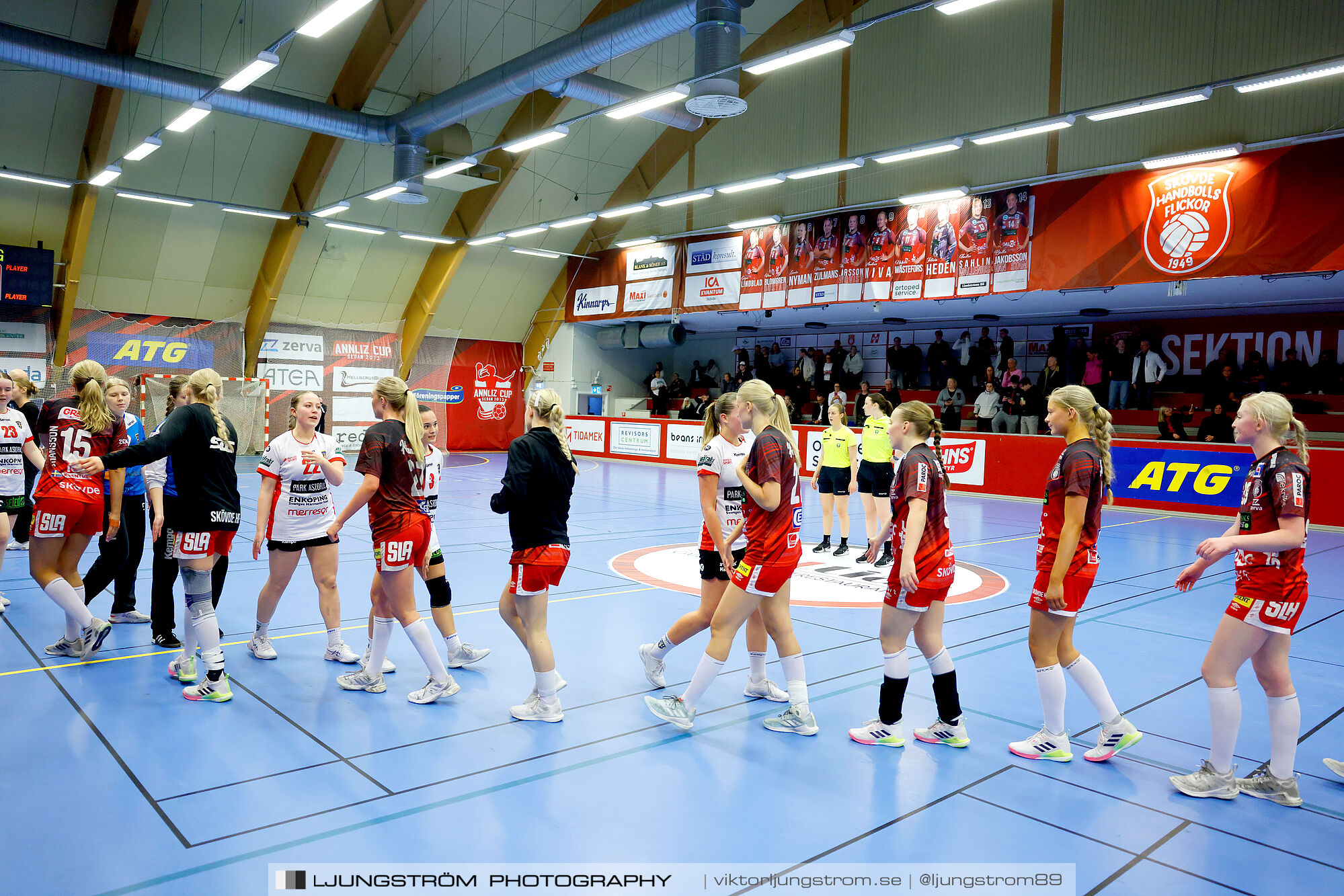 USM F18 Steg 4 Skövde HF-Enköpings HF 33-17,dam,Skövde Idrottshall,Skövde,Sverige,Ungdoms-SM,Handboll,2025,370059