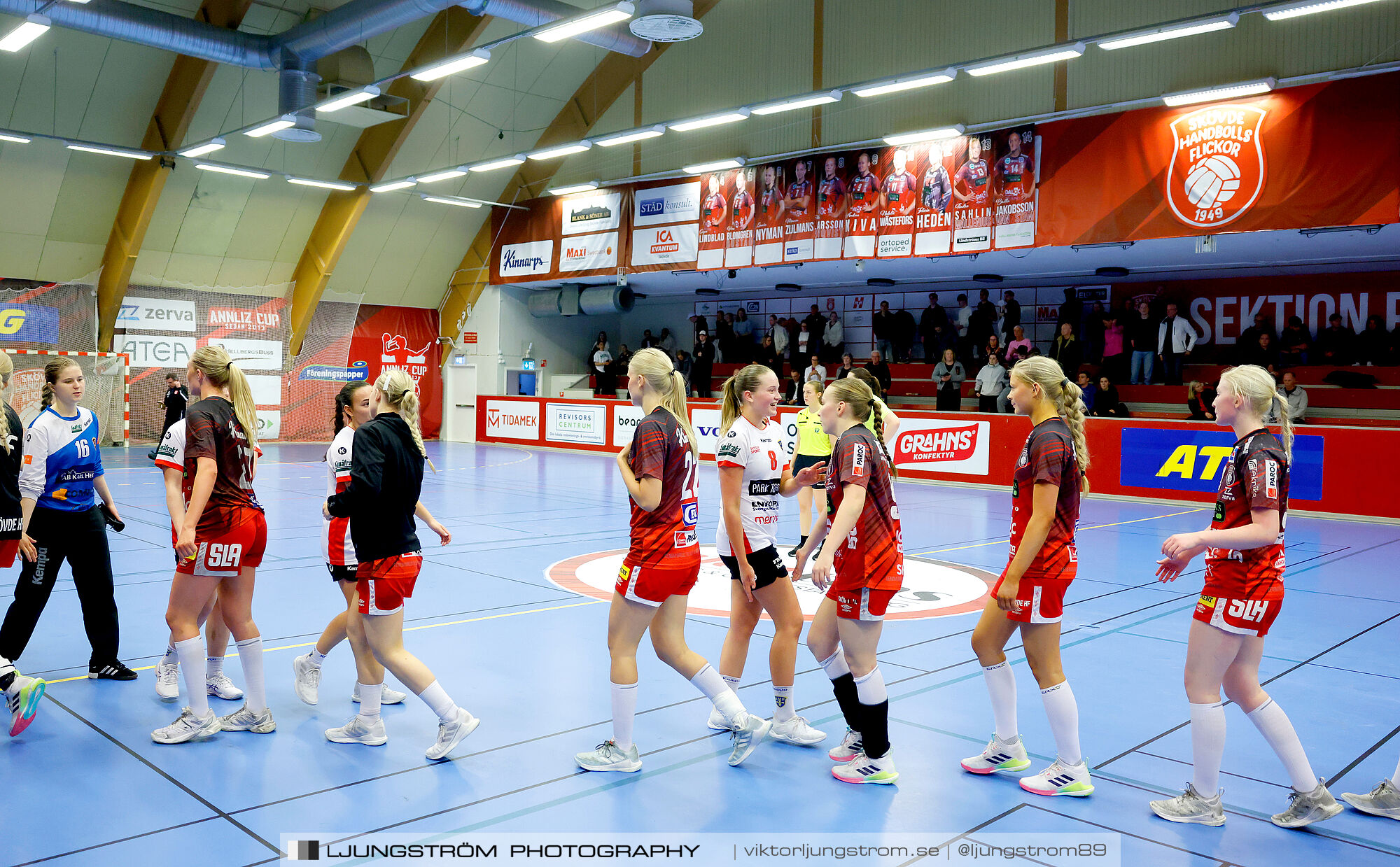 USM F18 Steg 4 Skövde HF-Enköpings HF 33-17,dam,Skövde Idrottshall,Skövde,Sverige,Ungdoms-SM,Handboll,2025,370060