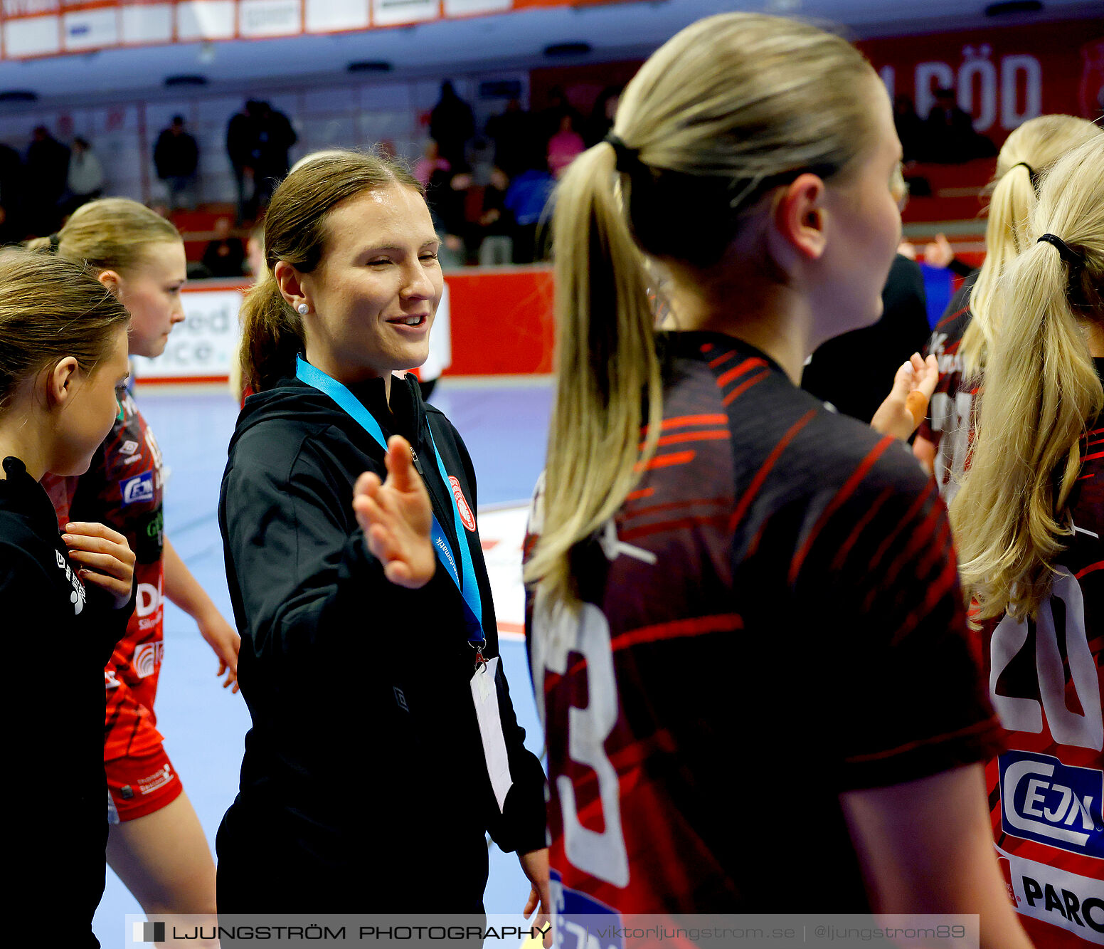 USM F18 Steg 4 Skövde HF-Enköpings HF 33-17,dam,Skövde Idrottshall,Skövde,Sverige,Ungdoms-SM,Handboll,2025,370064