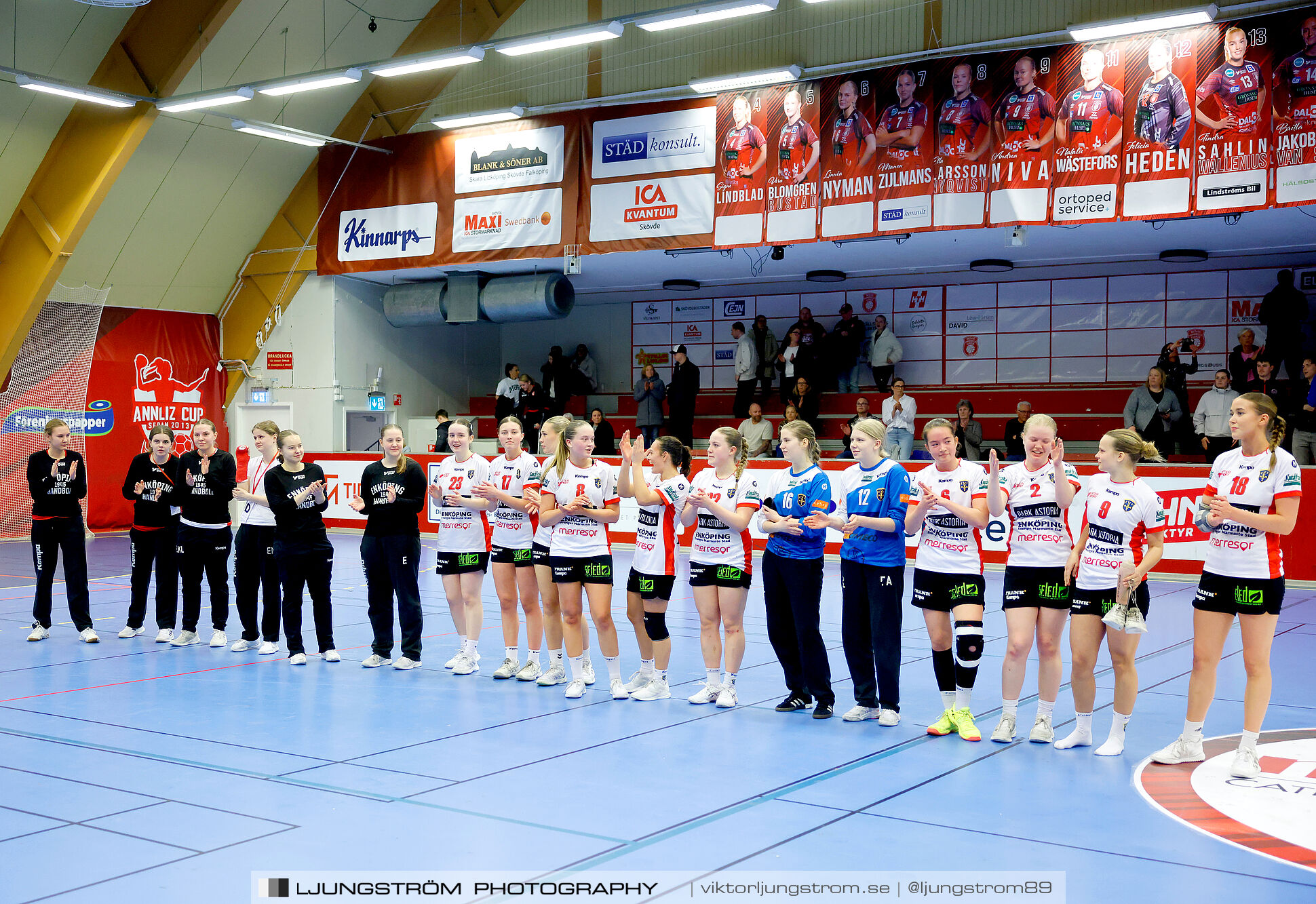 USM F18 Steg 4 Skövde HF-Enköpings HF 33-17,dam,Skövde Idrottshall,Skövde,Sverige,Ungdoms-SM,Handboll,2025,370066