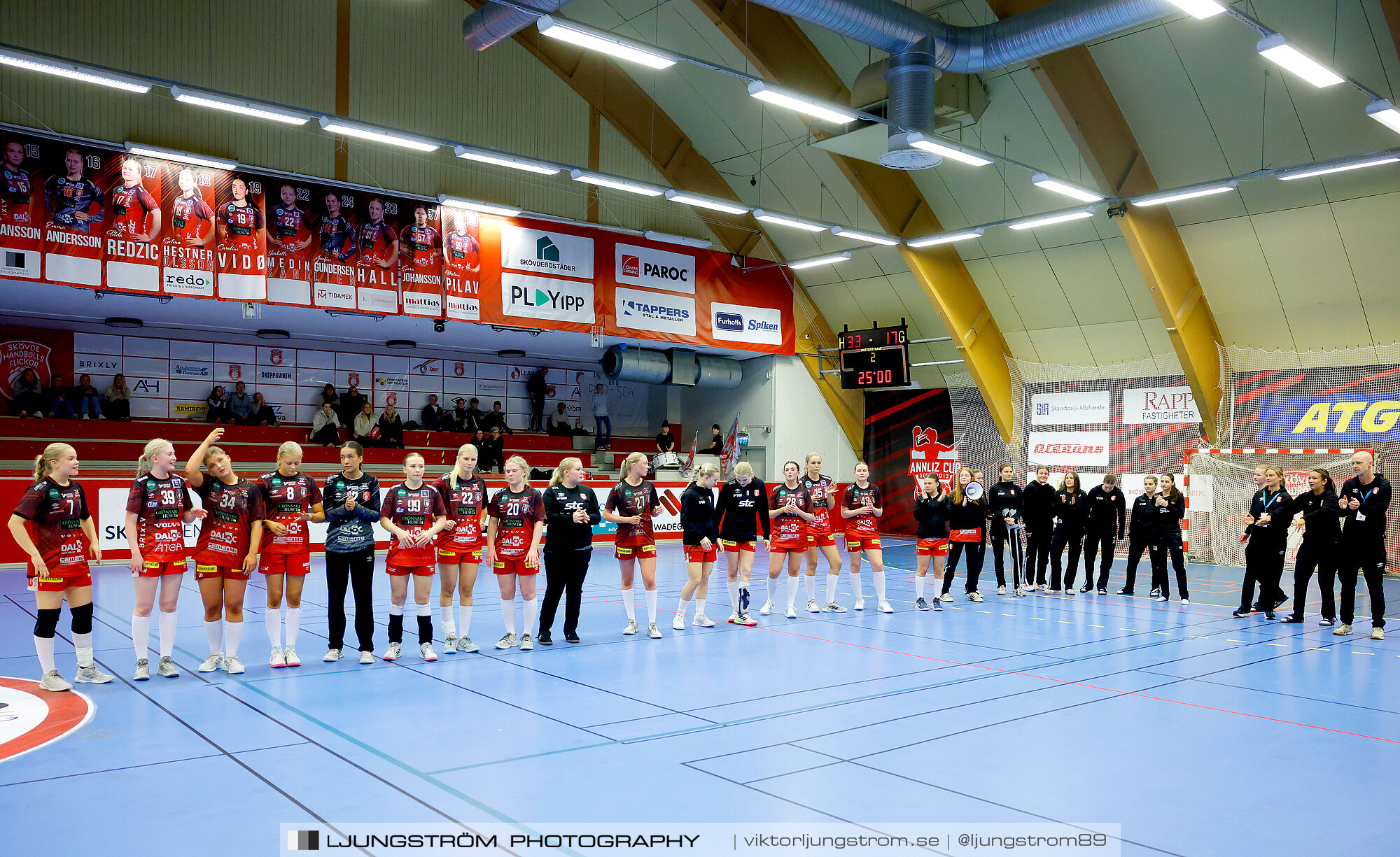 USM F18 Steg 4 Skövde HF-Enköpings HF 33-17,dam,Skövde Idrottshall,Skövde,Sverige,Ungdoms-SM,Handboll,2025,370070