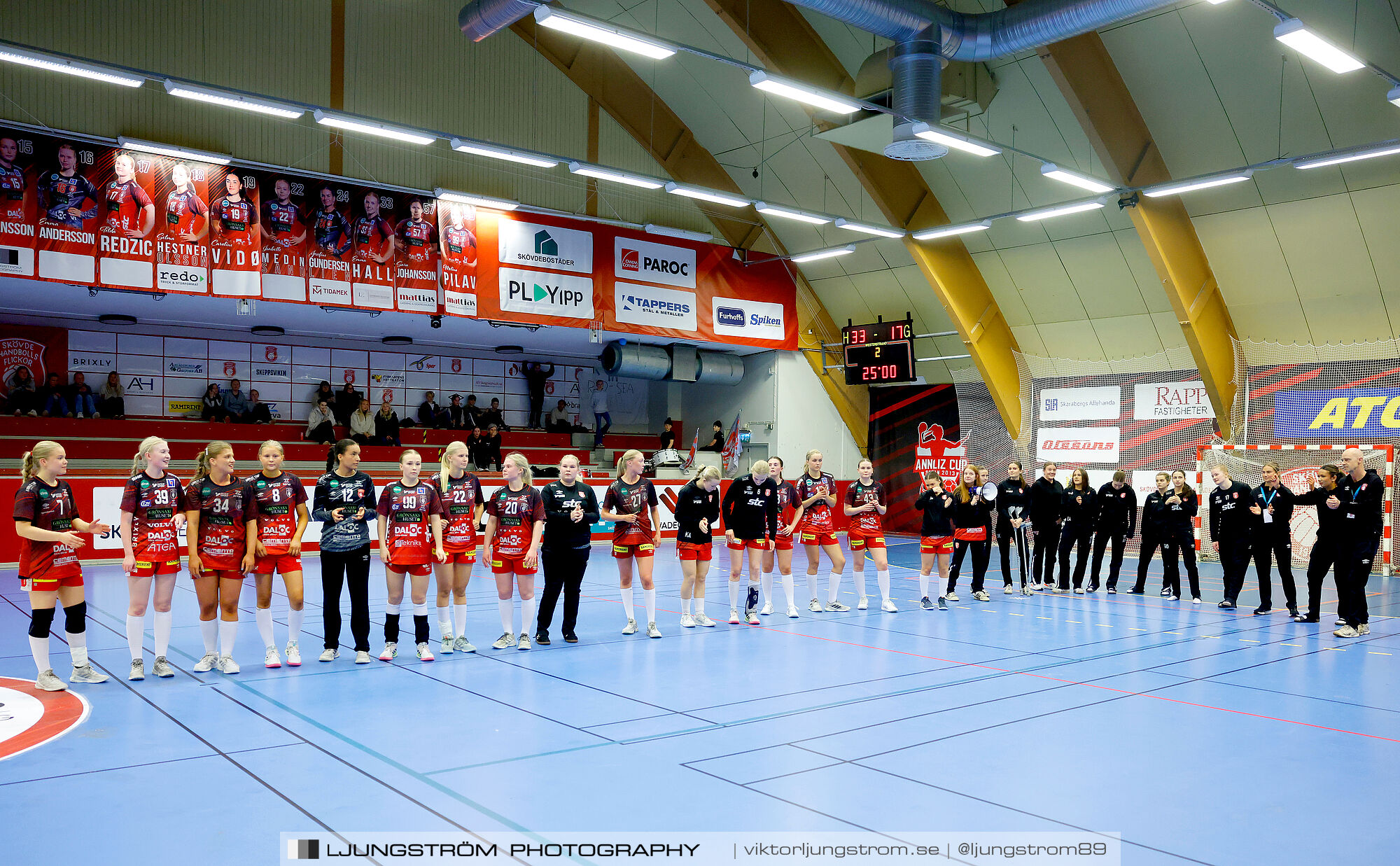 USM F18 Steg 4 Skövde HF-Enköpings HF 33-17,dam,Skövde Idrottshall,Skövde,Sverige,Ungdoms-SM,Handboll,2025,370071