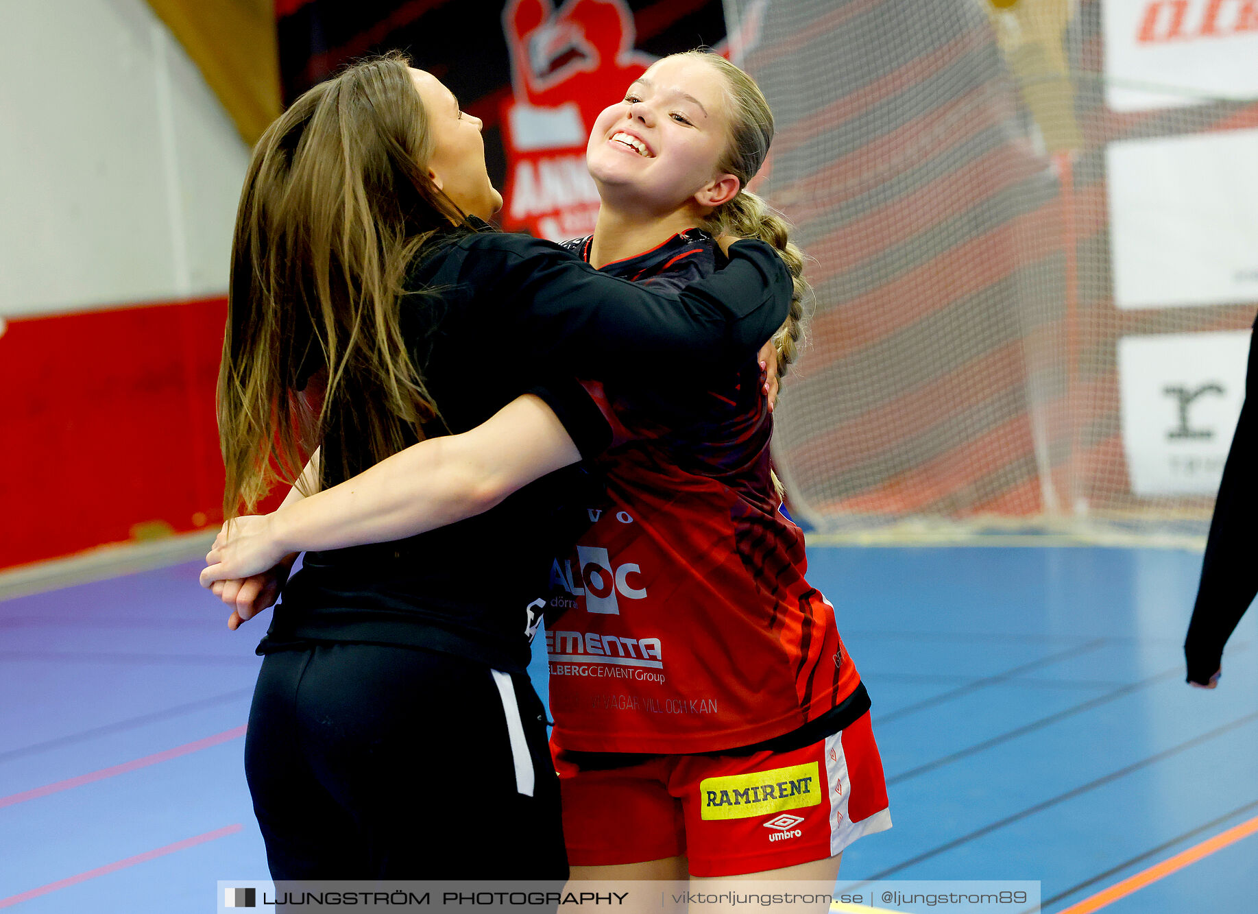 USM F18 Steg 4 Skövde HF-Enköpings HF 33-17,dam,Skövde Idrottshall,Skövde,Sverige,Ungdoms-SM,Handboll,2025,370084