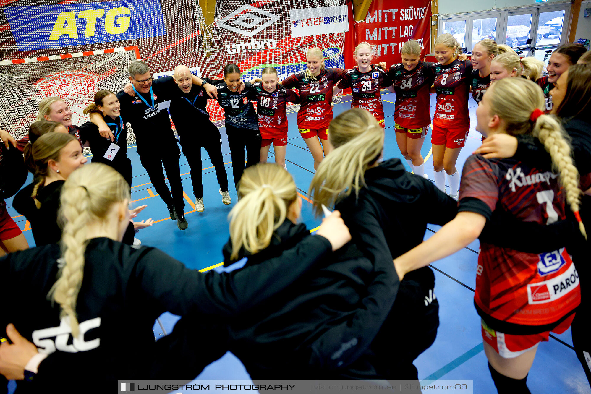 USM F18 Steg 4 Skövde HF-Enköpings HF 33-17,dam,Skövde Idrottshall,Skövde,Sverige,Ungdoms-SM,Handboll,2025,370090