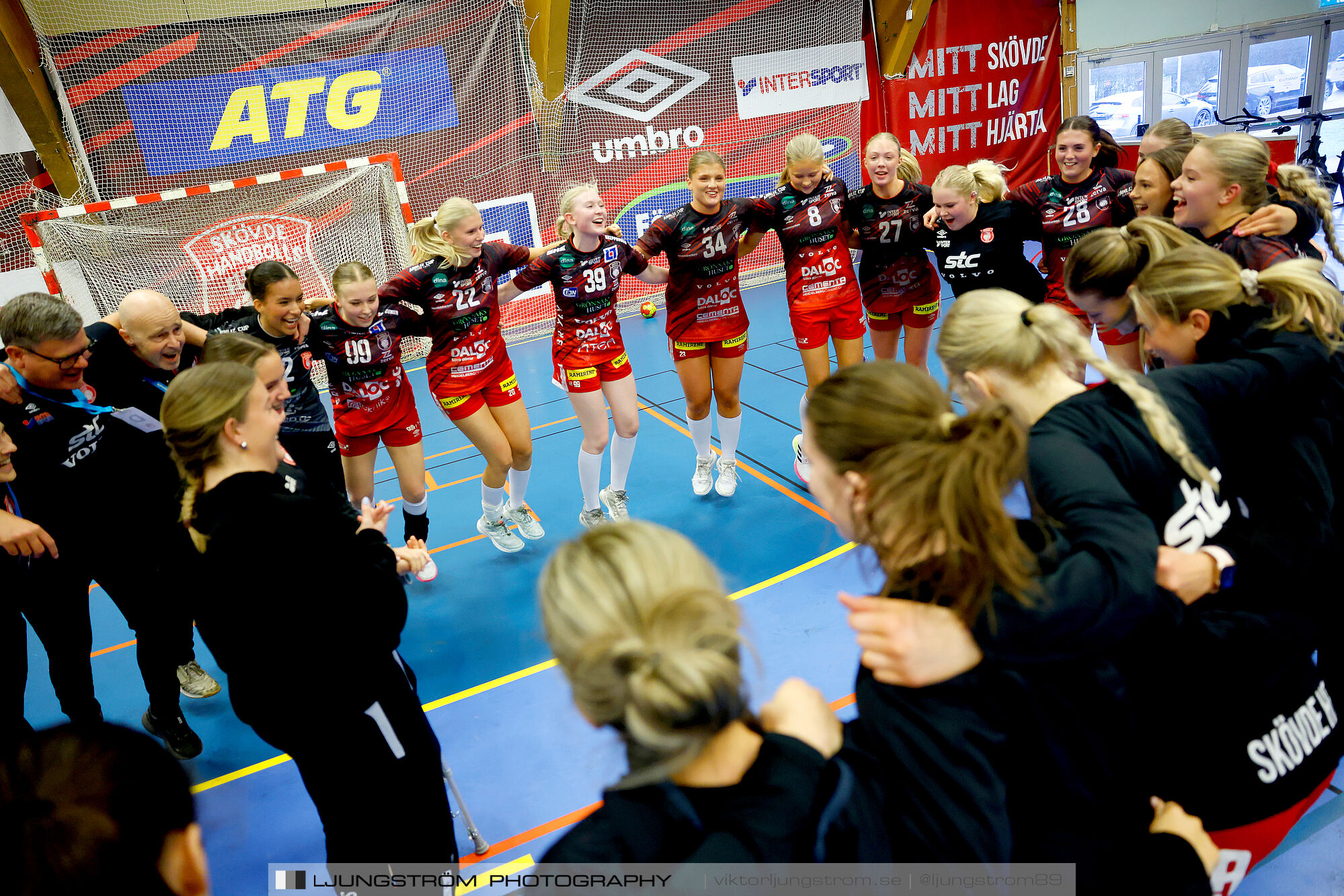 USM F18 Steg 4 Skövde HF-Enköpings HF 33-17,dam,Skövde Idrottshall,Skövde,Sverige,Ungdoms-SM,Handboll,2025,370091