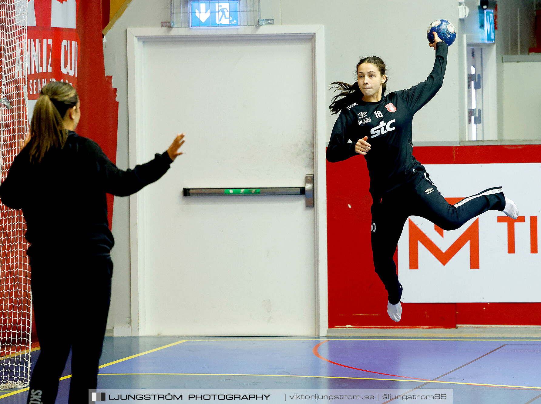 USM F18 Steg 4 Skövde HF-Enköpings HF 33-17,dam,Skövde Idrottshall,Skövde,Sverige,Ungdoms-SM,Handboll,2025,370120
