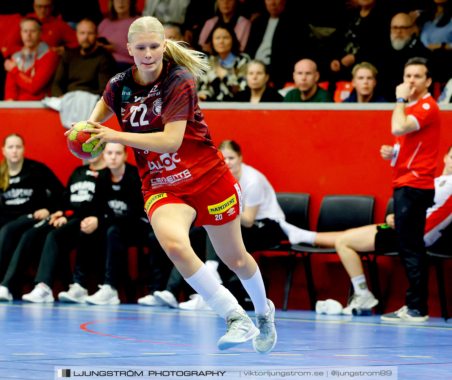 USM F18 Steg 4 Skövde HF-Enköpings HF 33-17,dam,Skövde Idrottshall,Skövde,Sverige,Ungdoms-SM,Handboll,2025,370130