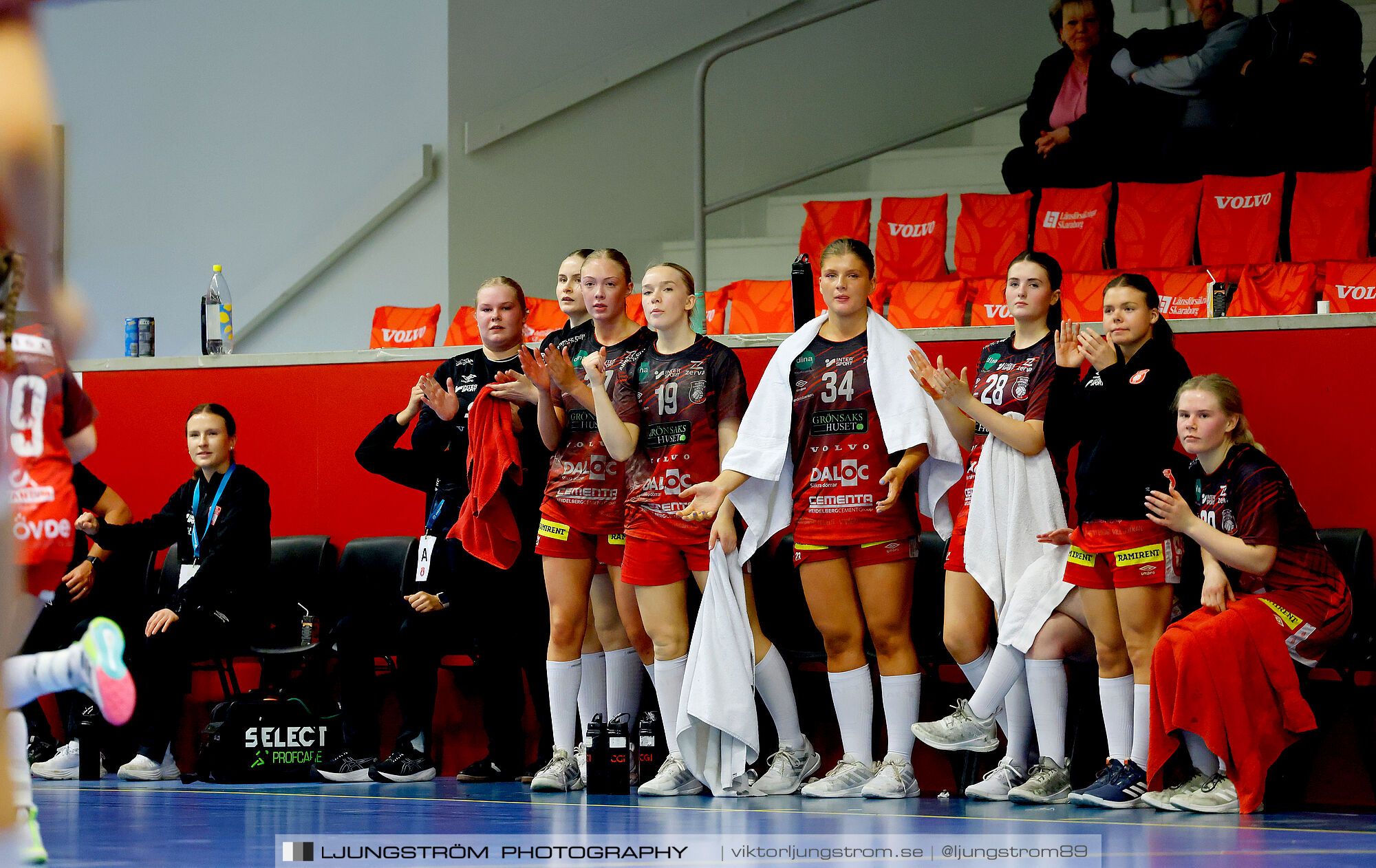 USM F18 Steg 4 Skövde HF-Enköpings HF 33-17,dam,Skövde Idrottshall,Skövde,Sverige,Ungdoms-SM,Handboll,2025,370132