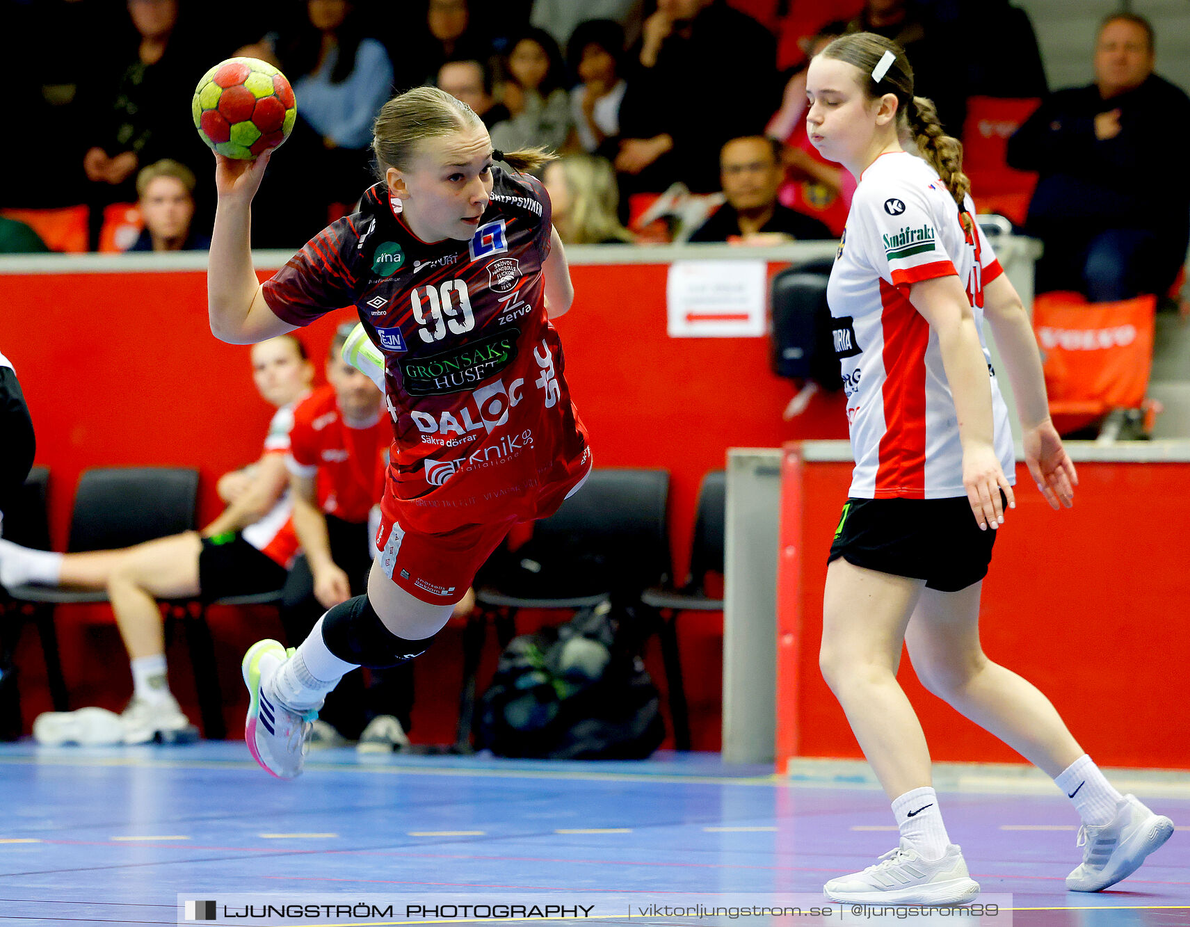 USM F18 Steg 4 Skövde HF-Enköpings HF 33-17,dam,Skövde Idrottshall,Skövde,Sverige,Ungdoms-SM,Handboll,2025,370134