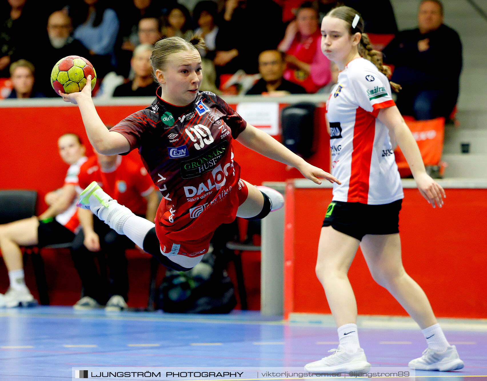 USM F18 Steg 4 Skövde HF-Enköpings HF 33-17,dam,Skövde Idrottshall,Skövde,Sverige,Ungdoms-SM,Handboll,2025,370135