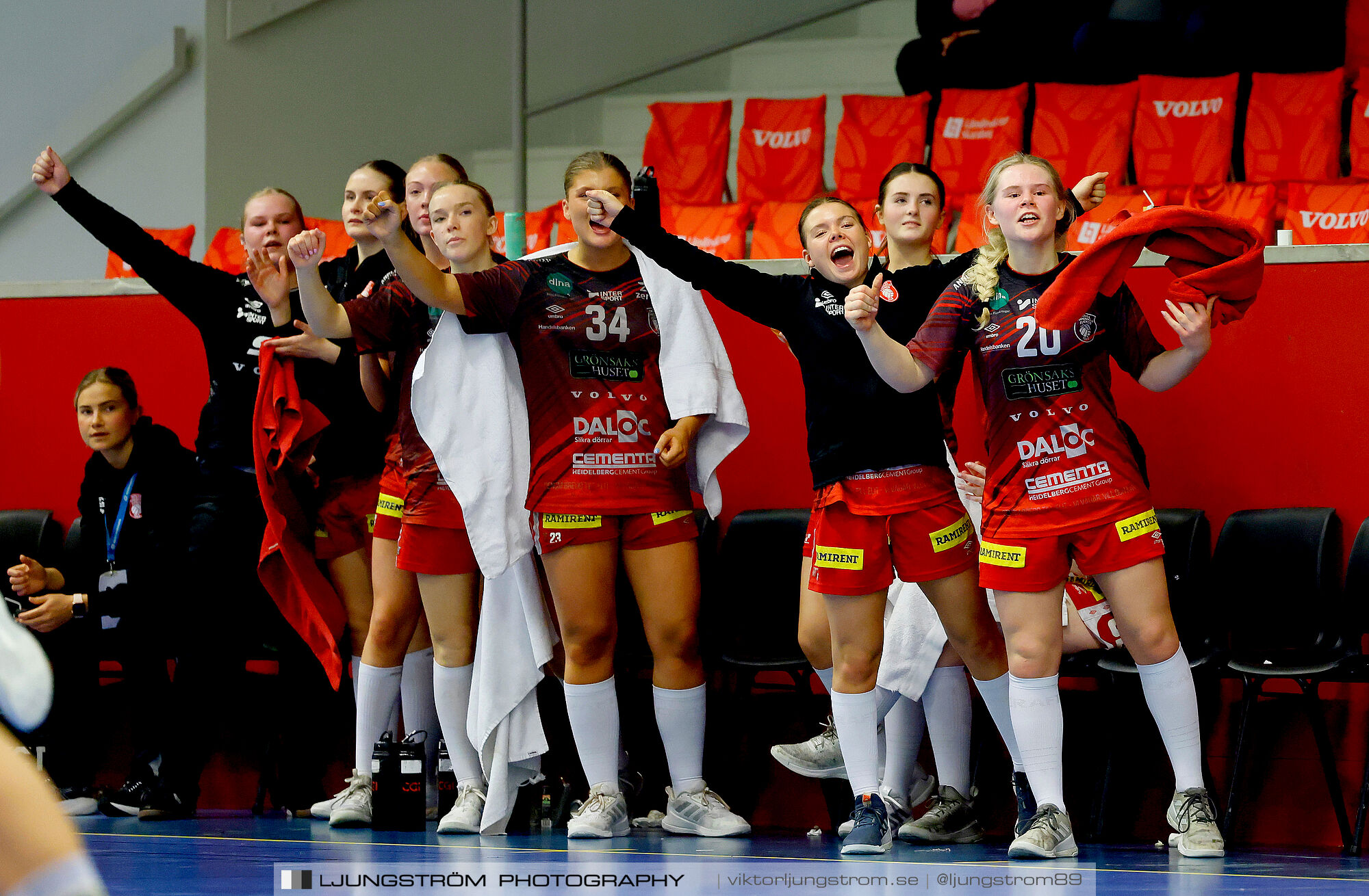 USM F18 Steg 4 Skövde HF-Enköpings HF 33-17,dam,Skövde Idrottshall,Skövde,Sverige,Ungdoms-SM,Handboll,2025,370138