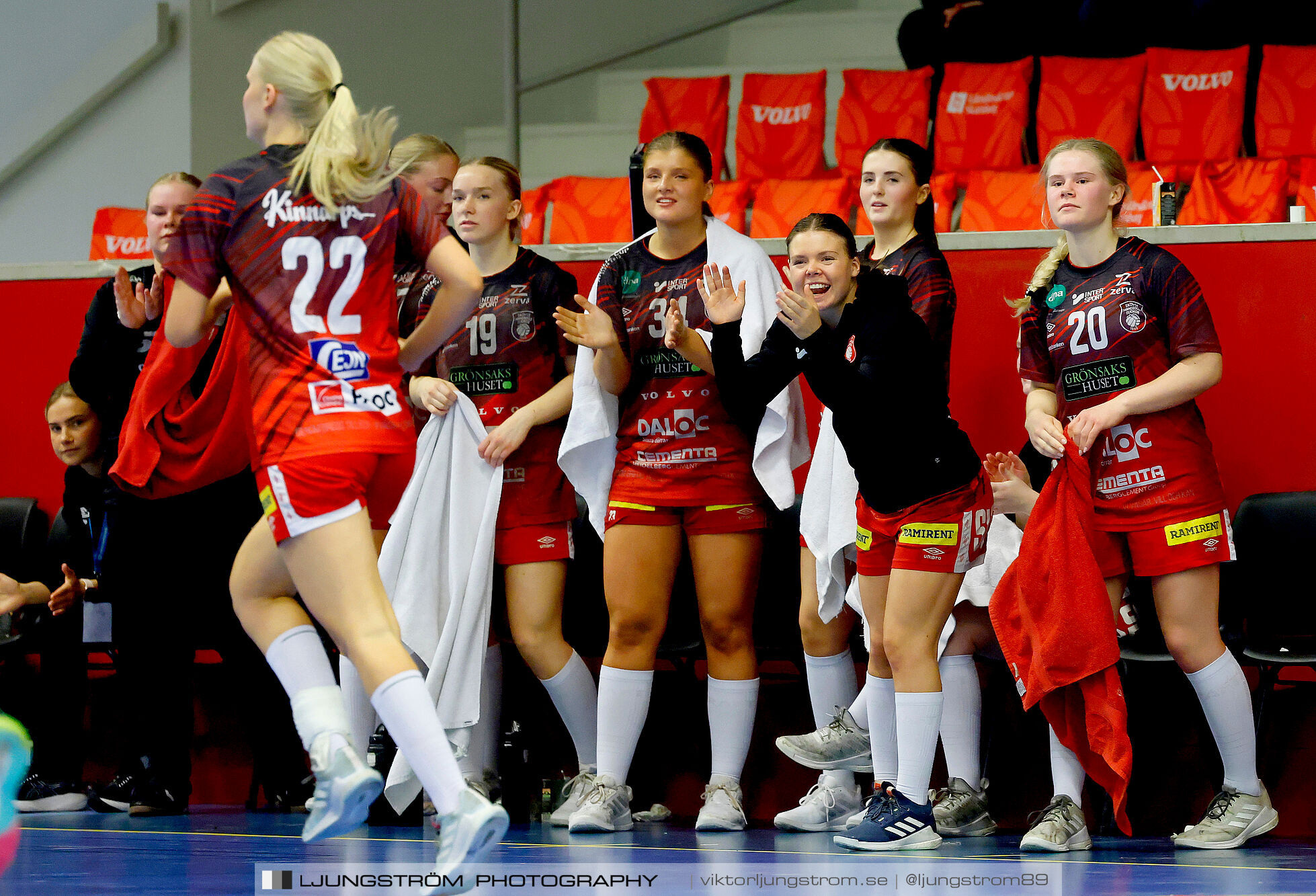 USM F18 Steg 4 Skövde HF-Enköpings HF 33-17,dam,Skövde Idrottshall,Skövde,Sverige,Ungdoms-SM,Handboll,2025,370140