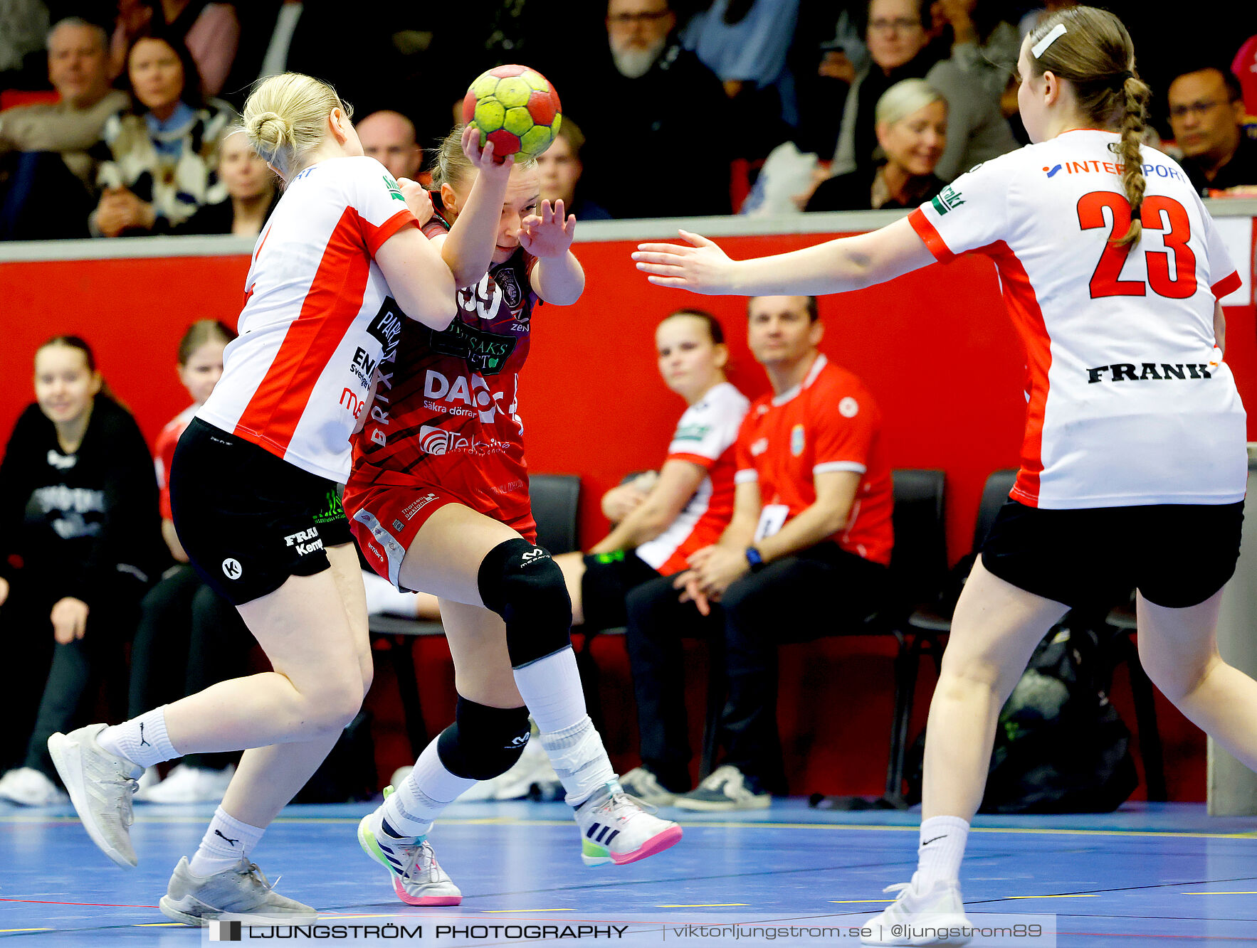 USM F18 Steg 4 Skövde HF-Enköpings HF 33-17,dam,Skövde Idrottshall,Skövde,Sverige,Ungdoms-SM,Handboll,2025,370141