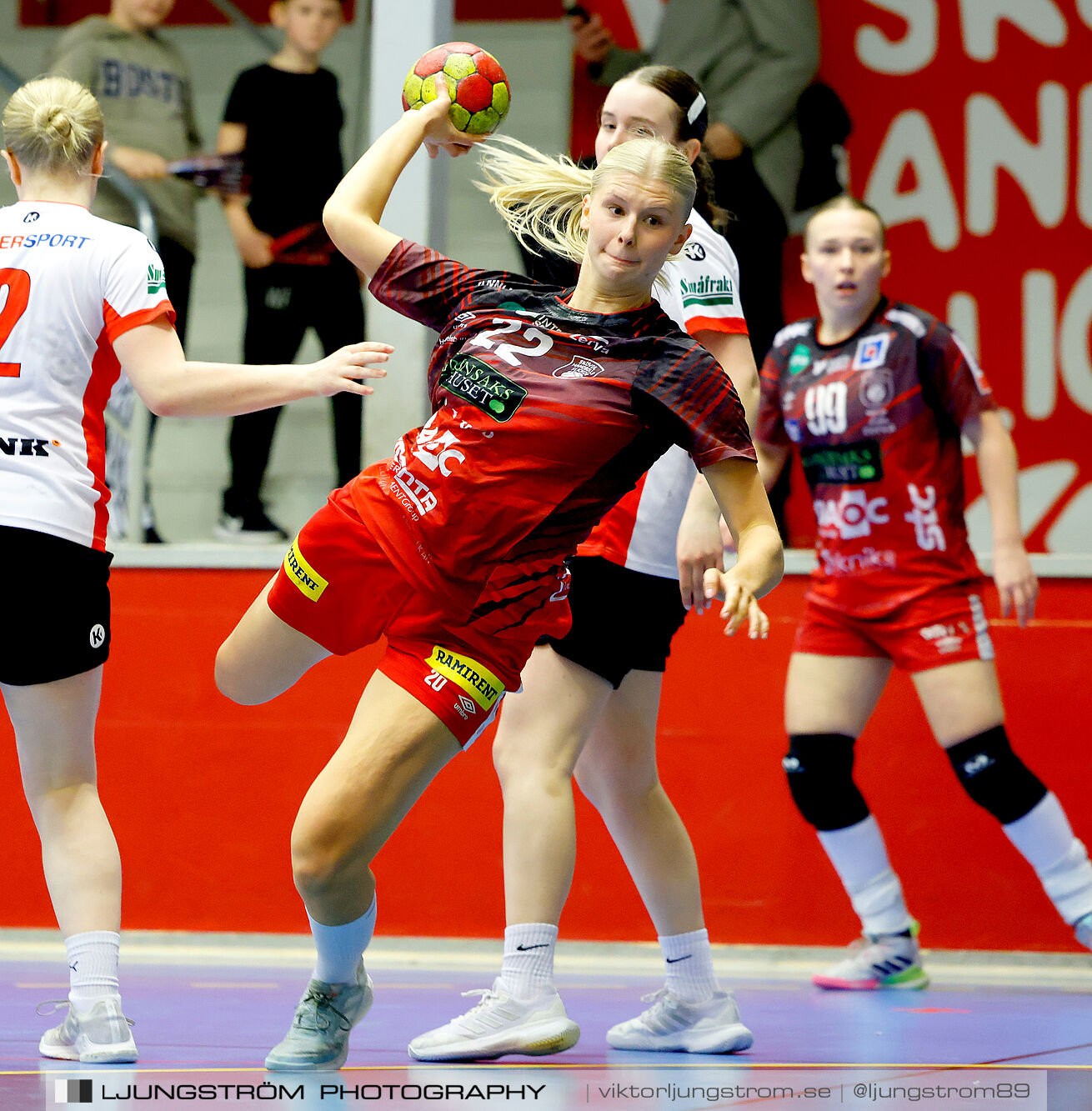 USM F18 Steg 4 Skövde HF-Enköpings HF 33-17,dam,Skövde Idrottshall,Skövde,Sverige,Ungdoms-SM,Handboll,2025,370146