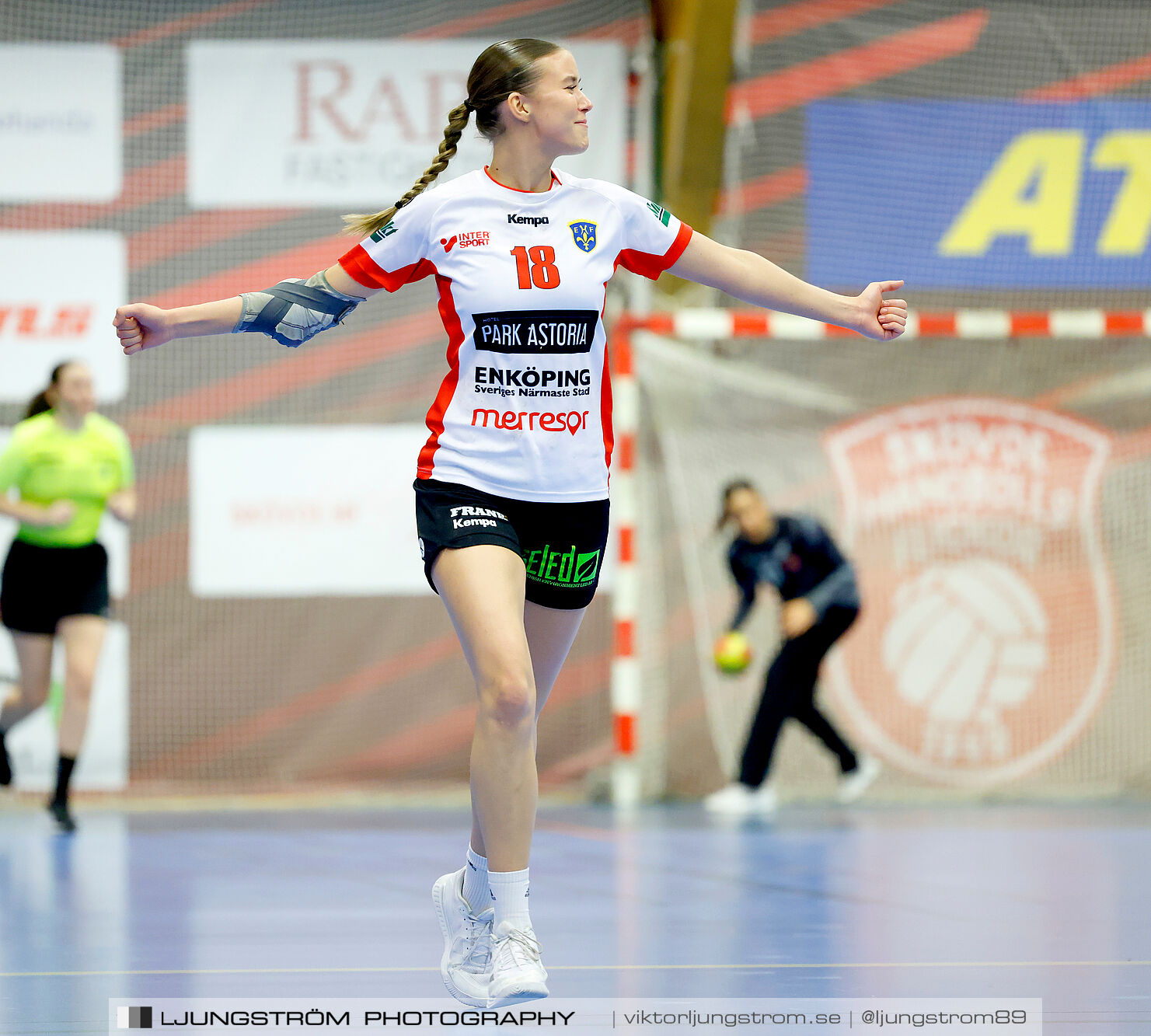 USM F18 Steg 4 Skövde HF-Enköpings HF 33-17,dam,Skövde Idrottshall,Skövde,Sverige,Ungdoms-SM,Handboll,2025,370147