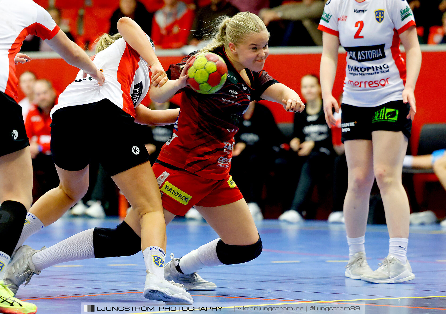 USM F18 Steg 4 Skövde HF-Enköpings HF 33-17,dam,Skövde Idrottshall,Skövde,Sverige,Ungdoms-SM,Handboll,2025,370158