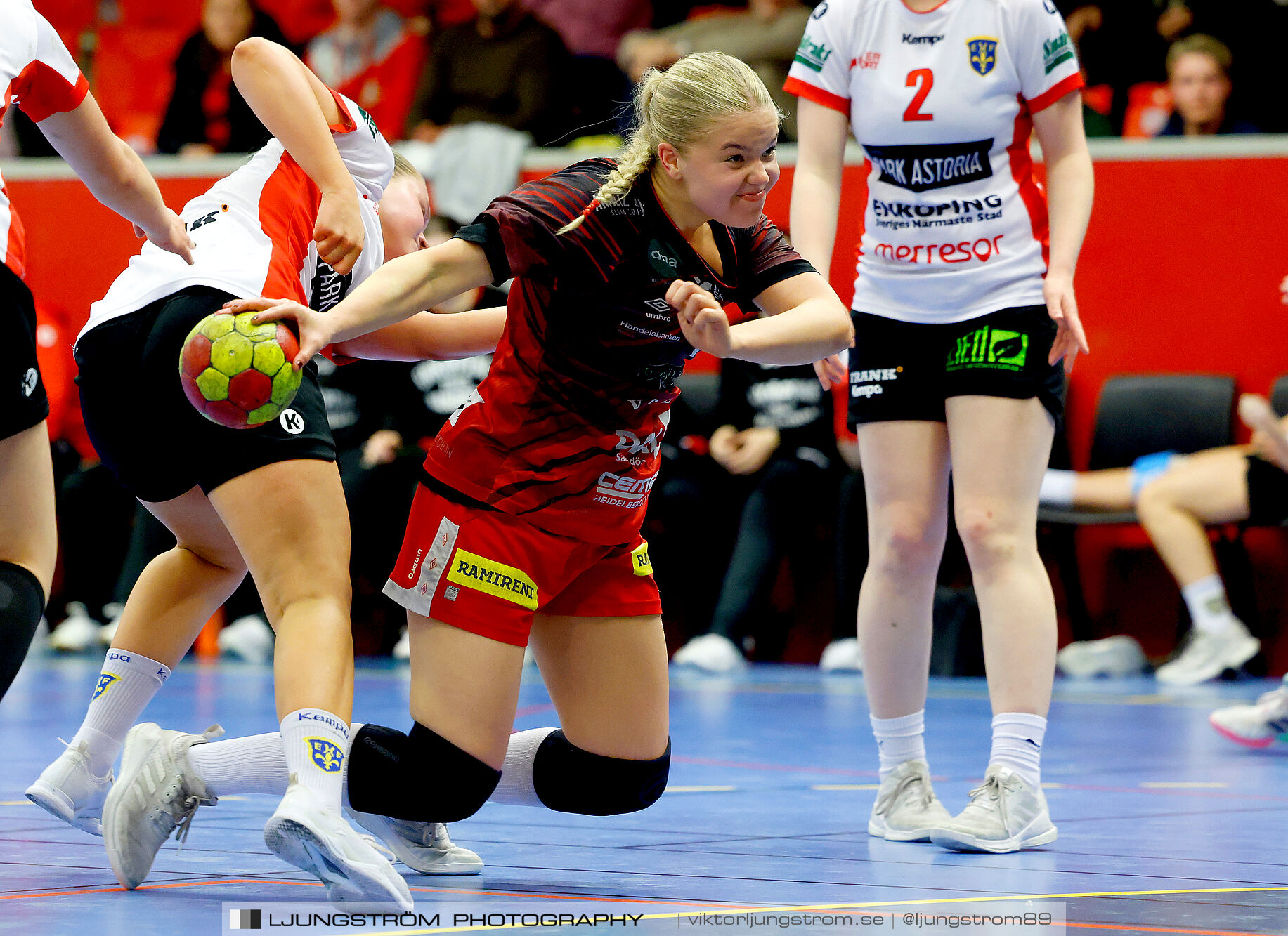 USM F18 Steg 4 Skövde HF-Enköpings HF 33-17,dam,Skövde Idrottshall,Skövde,Sverige,Ungdoms-SM,Handboll,2025,370159