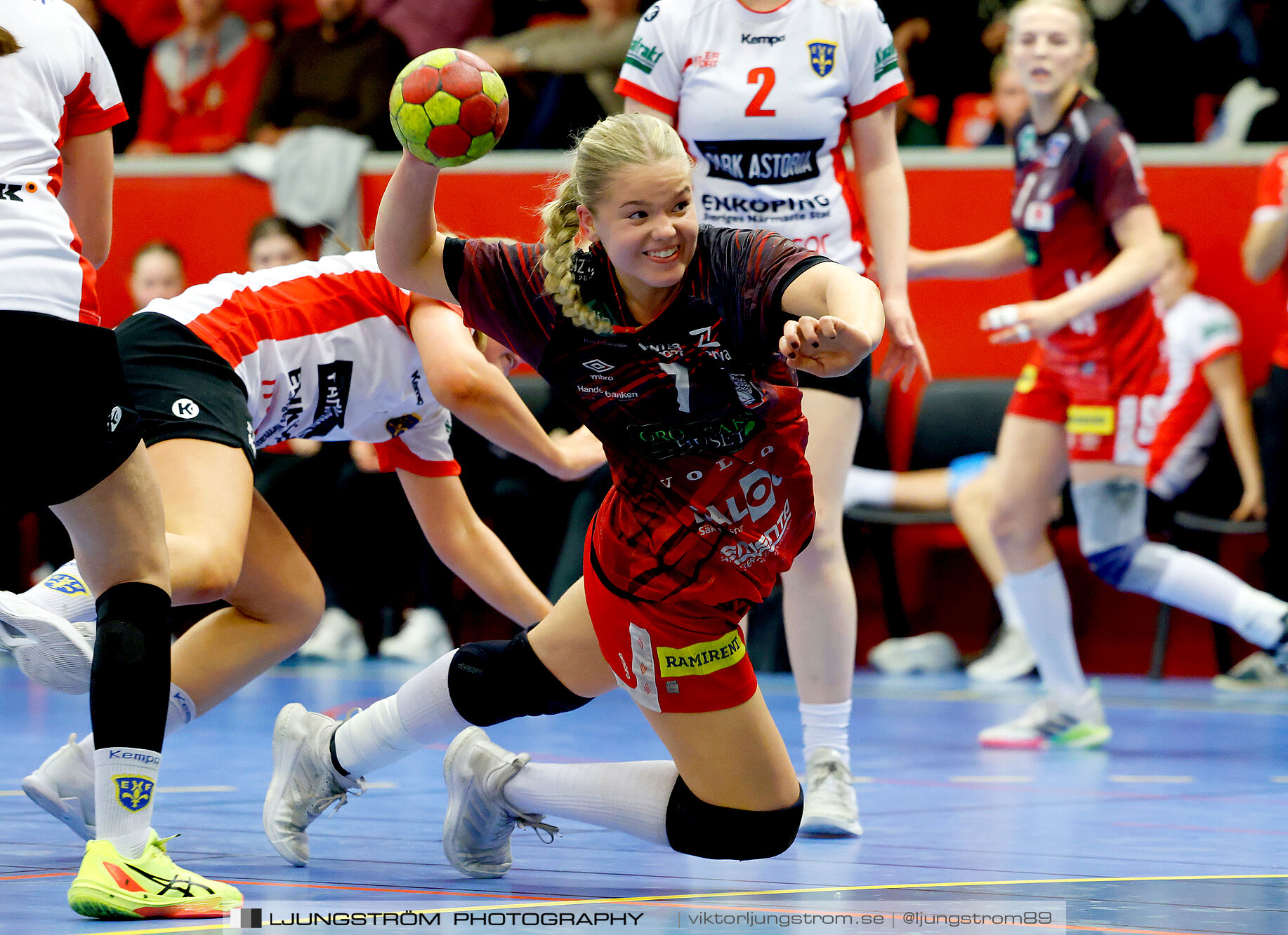 USM F18 Steg 4 Skövde HF-Enköpings HF 33-17,dam,Skövde Idrottshall,Skövde,Sverige,Ungdoms-SM,Handboll,2025,370160