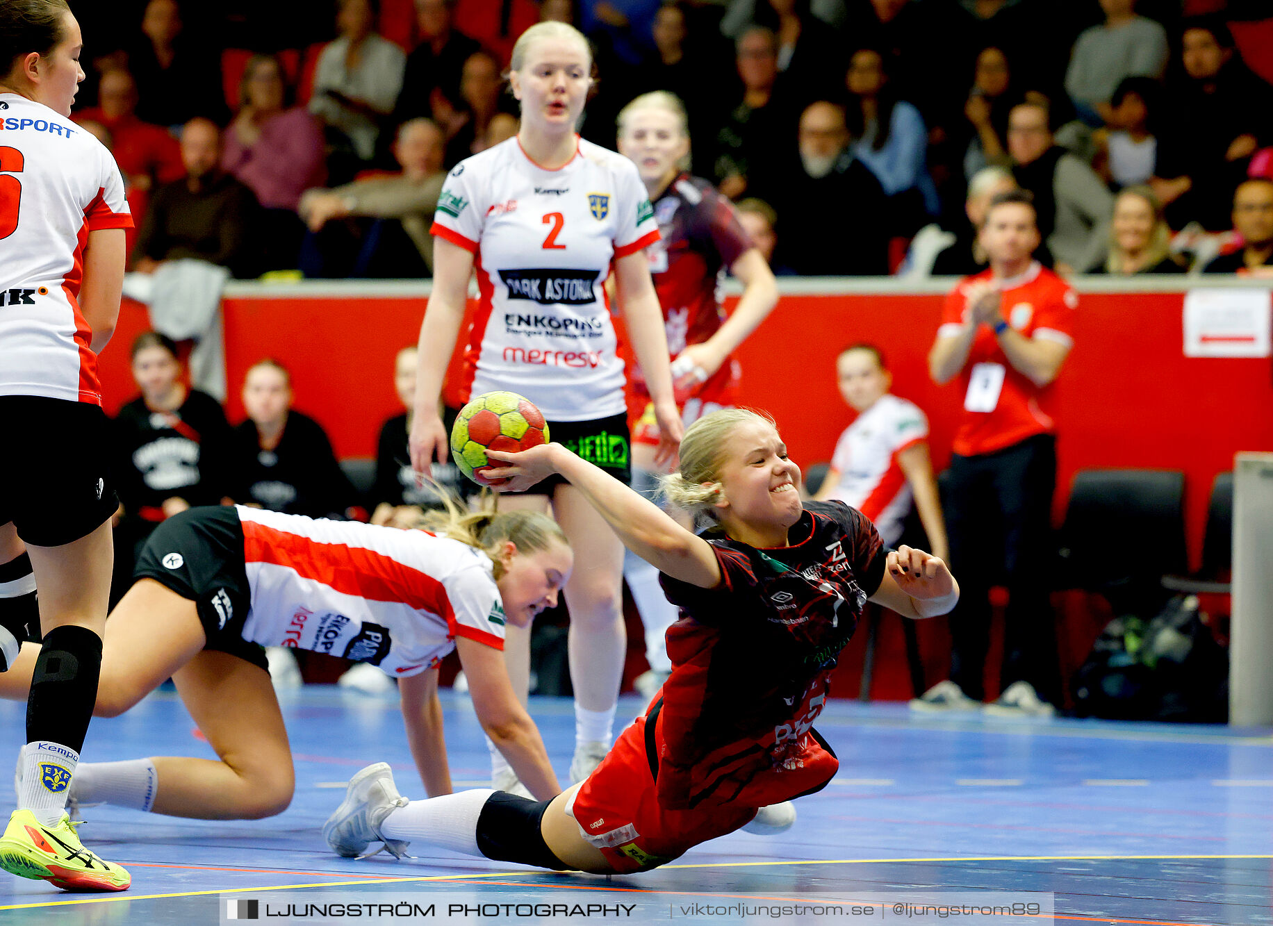 USM F18 Steg 4 Skövde HF-Enköpings HF 33-17,dam,Skövde Idrottshall,Skövde,Sverige,Ungdoms-SM,Handboll,2025,370162