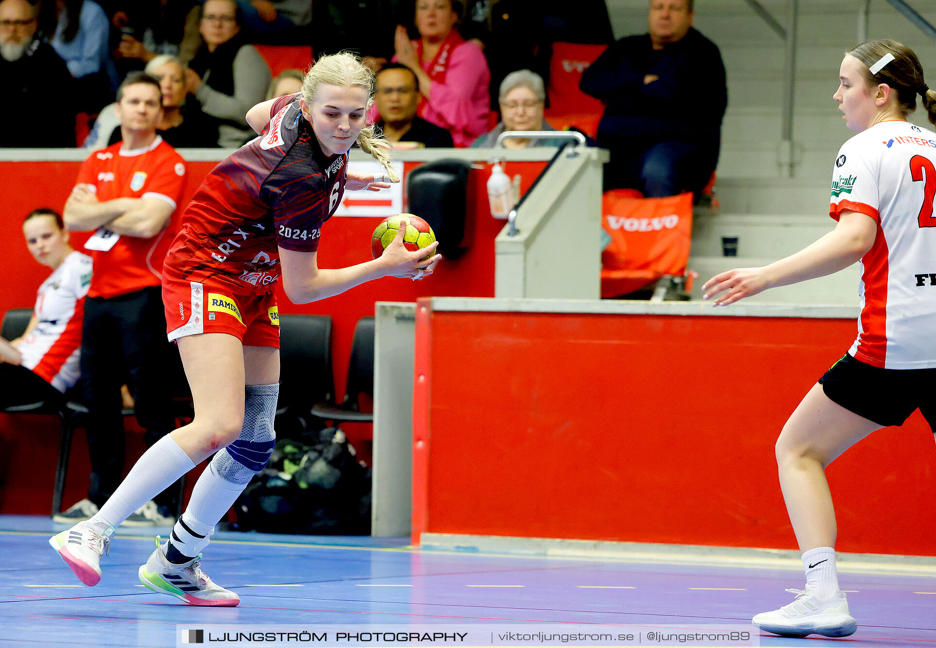 USM F18 Steg 4 Skövde HF-Enköpings HF 33-17,dam,Skövde Idrottshall,Skövde,Sverige,Ungdoms-SM,Handboll,2025,370168