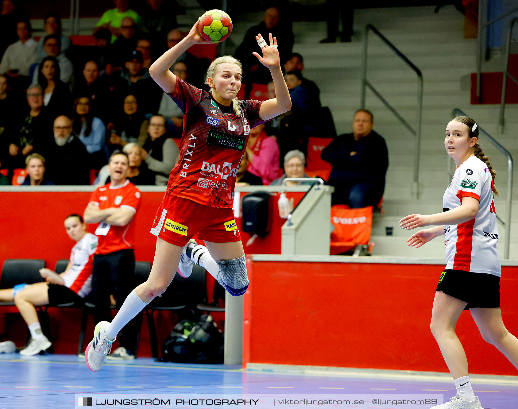 USM F18 Steg 4 Skövde HF-Enköpings HF 33-17,dam,Skövde Idrottshall,Skövde,Sverige,Ungdoms-SM,Handboll,2025,370169