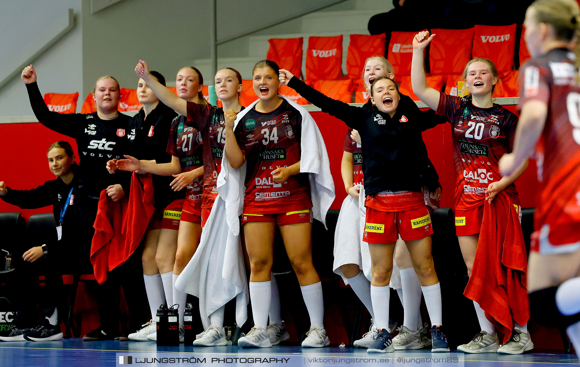 USM F18 Steg 4 Skövde HF-Enköpings HF 33-17,dam,Skövde Idrottshall,Skövde,Sverige,Ungdoms-SM,Handboll,2025,370172