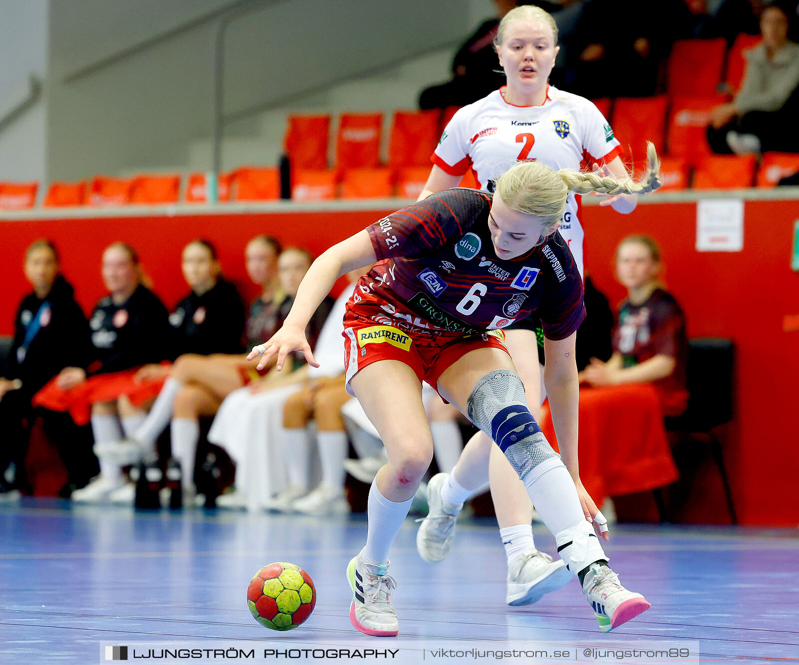 USM F18 Steg 4 Skövde HF-Enköpings HF 33-17,dam,Skövde Idrottshall,Skövde,Sverige,Ungdoms-SM,Handboll,2025,370173