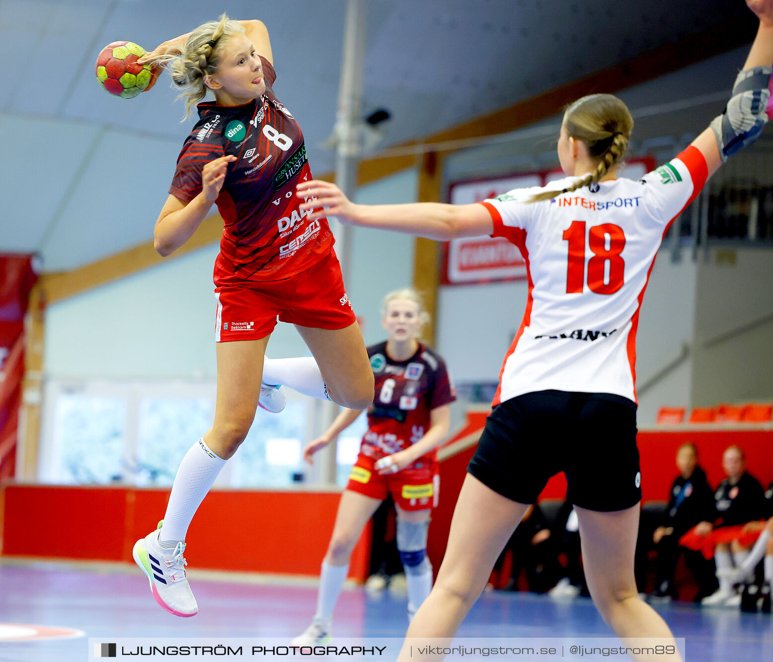 USM F18 Steg 4 Skövde HF-Enköpings HF 33-17,dam,Skövde Idrottshall,Skövde,Sverige,Ungdoms-SM,Handboll,2025,370176