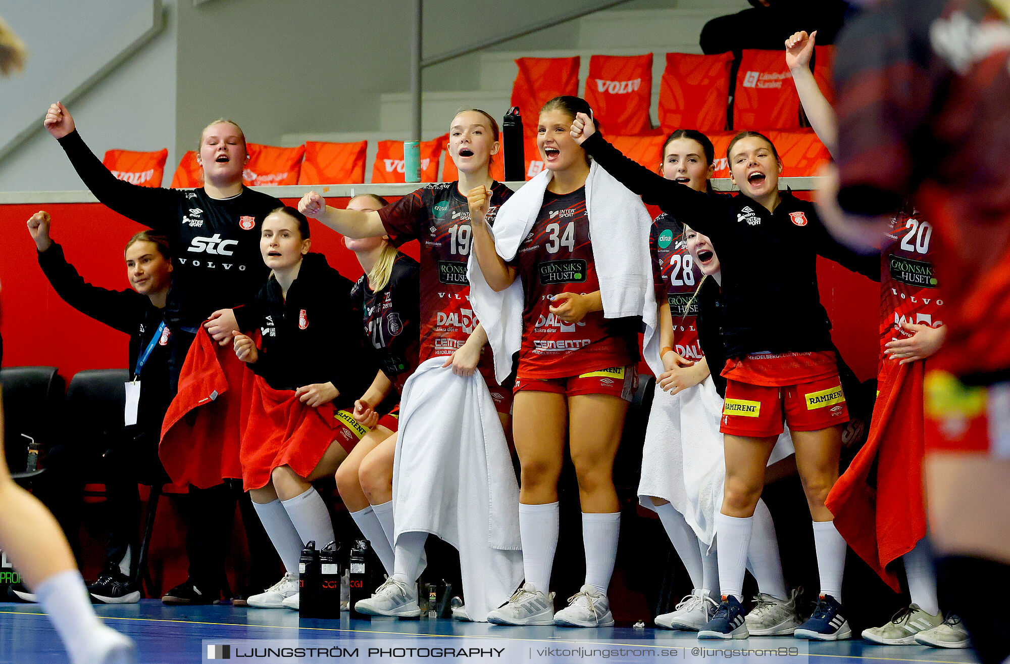 USM F18 Steg 4 Skövde HF-Enköpings HF 33-17,dam,Skövde Idrottshall,Skövde,Sverige,Ungdoms-SM,Handboll,2025,370177