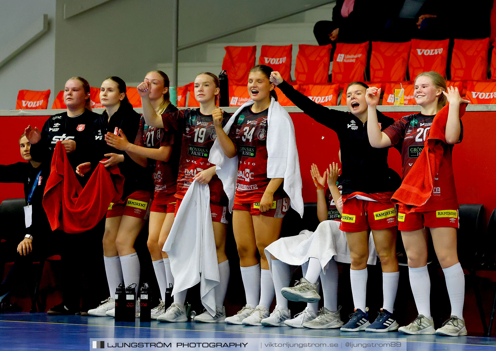 USM F18 Steg 4 Skövde HF-Enköpings HF 33-17,dam,Skövde Idrottshall,Skövde,Sverige,Ungdoms-SM,Handboll,2025,370182