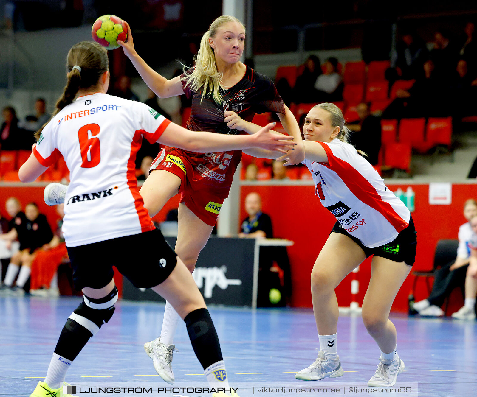 USM F18 Steg 4 Skövde HF-Enköpings HF 33-17,dam,Skövde Idrottshall,Skövde,Sverige,Ungdoms-SM,Handboll,2025,370192