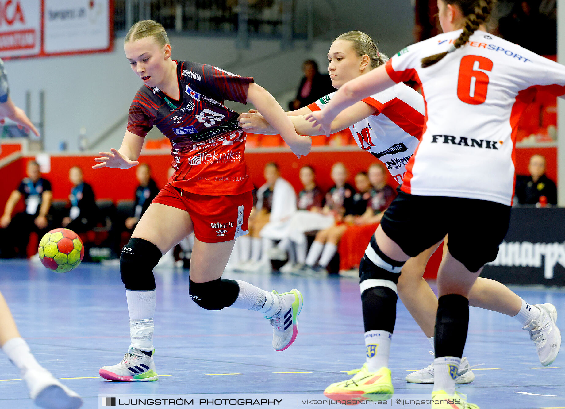 USM F18 Steg 4 Skövde HF-Enköpings HF 33-17,dam,Skövde Idrottshall,Skövde,Sverige,Ungdoms-SM,Handboll,2025,370197