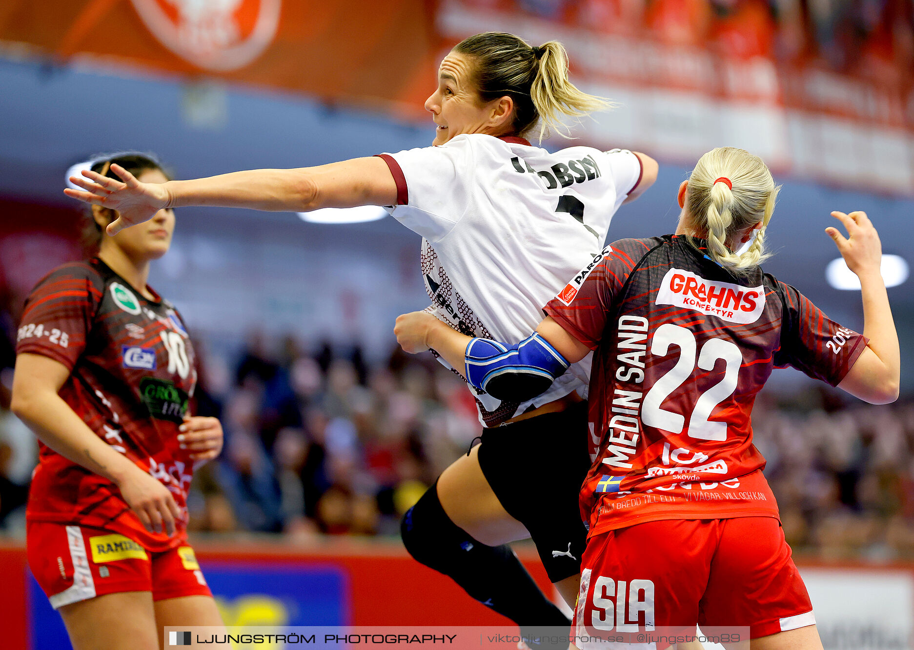 Skövde HF-Lugi HF Kval till handbollsligan Match 2 38-26,dam,Skövde Idrottshall,Skövde,Sverige,Handboll,,2025,370246