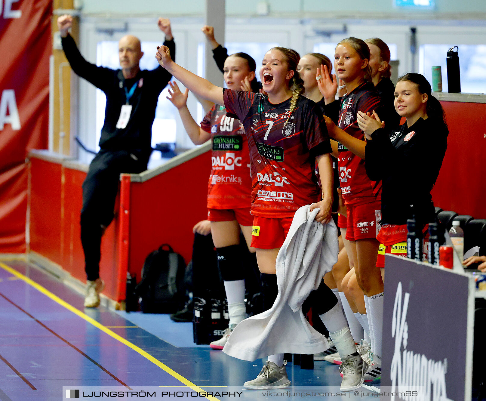 USM F18 Steg 4 Skövde HF-Enköpings HF 33-17,dam,Skövde Idrottshall,Skövde,Sverige,Ungdoms-SM,Handboll,2025,370255